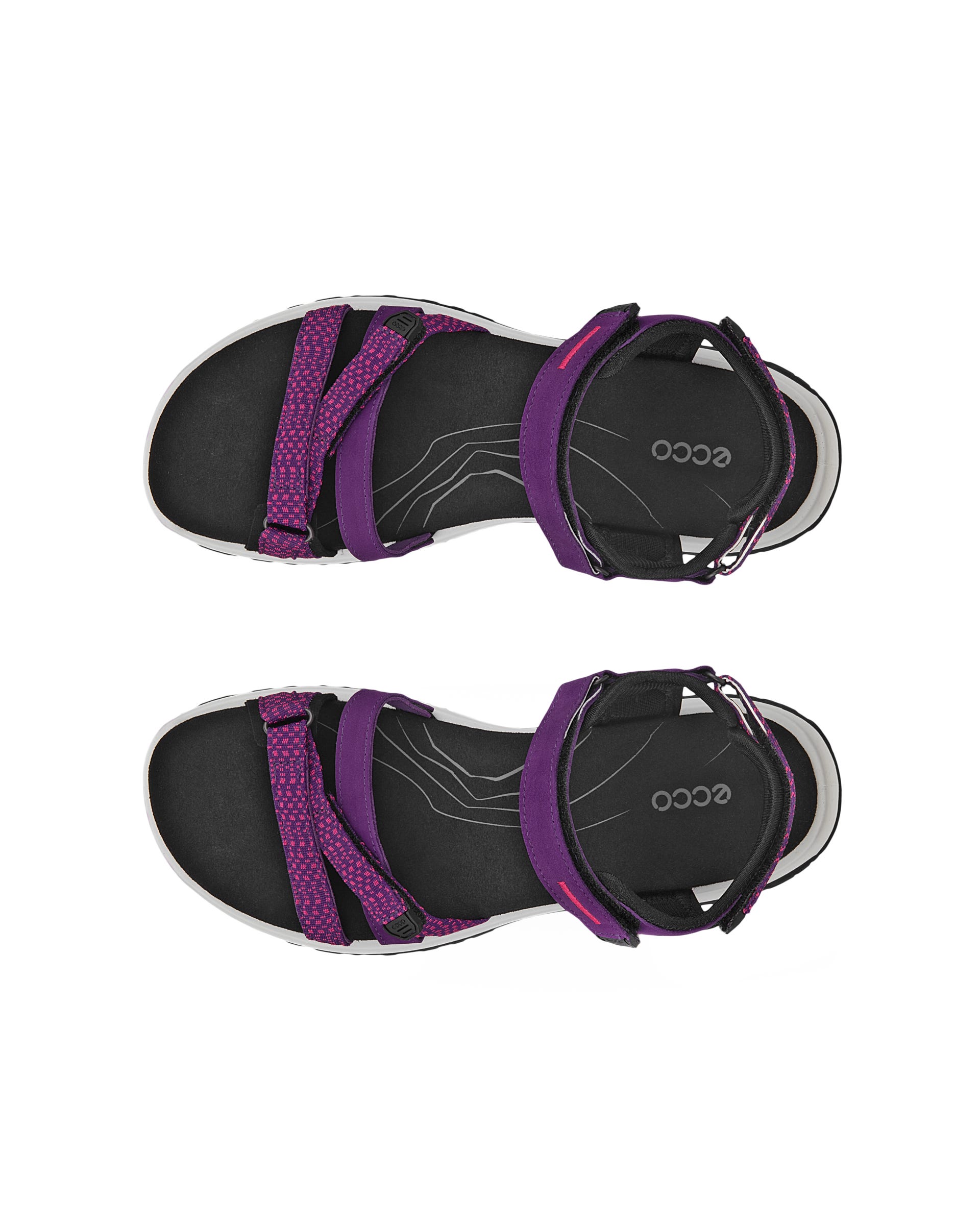 ECCO® Offroad Roam Sandal med två remmar nubuck dam - Lila - Top left pair