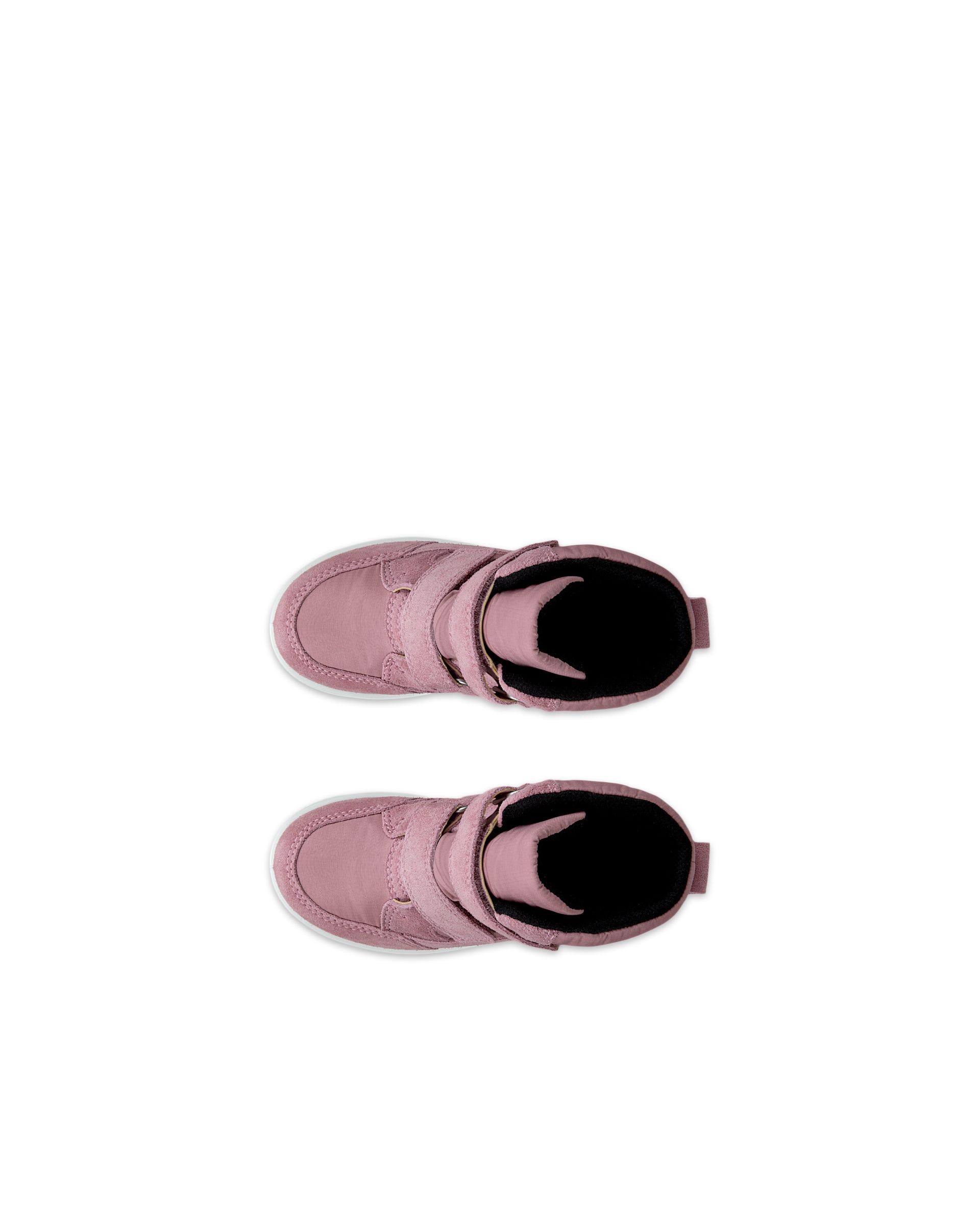 Kids' ECCO® URBAN SNOWBOARDER Suede Gore-Tex Winter Boot - Pink - Top left pair