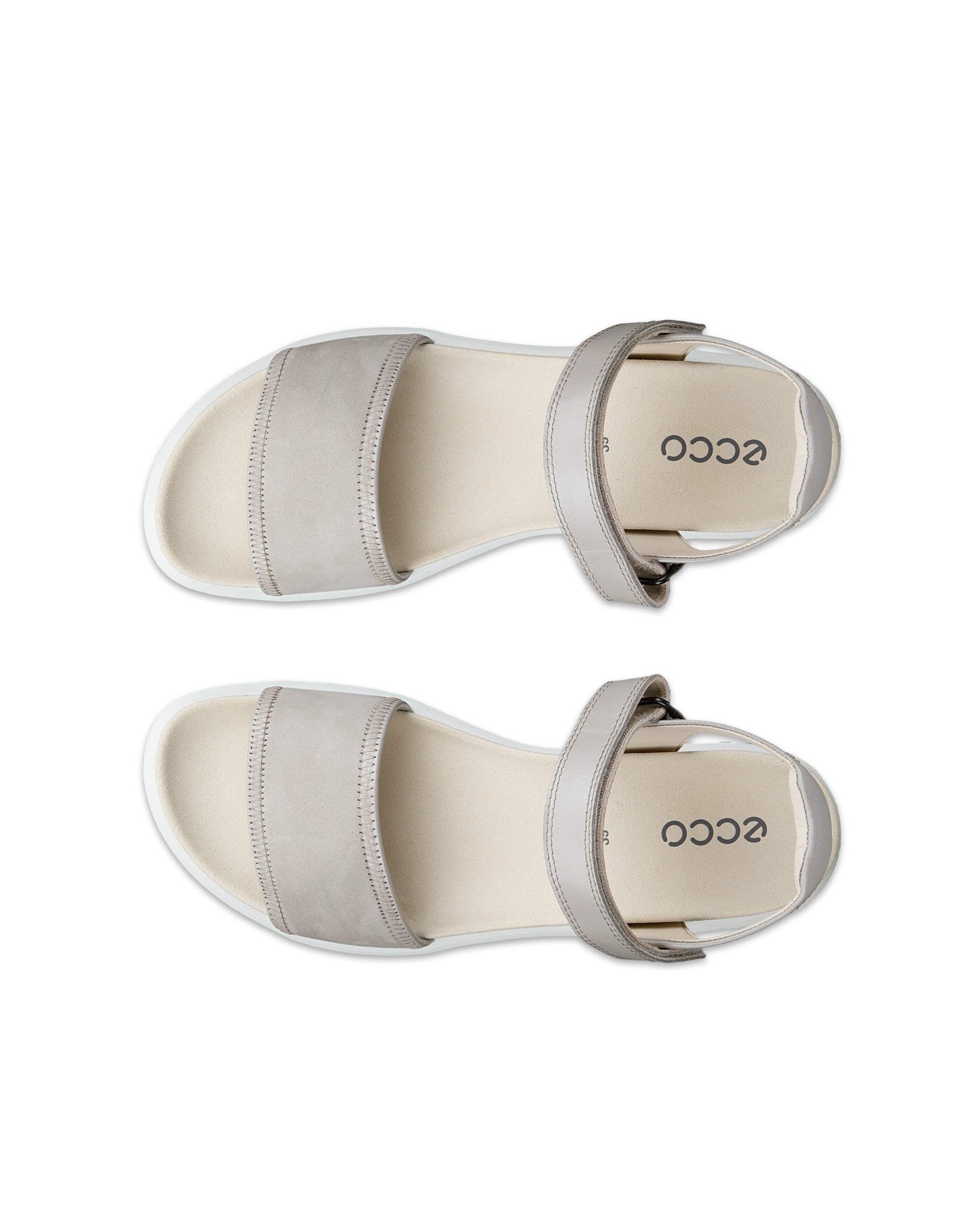 ECCO Soft Sandal — Beige