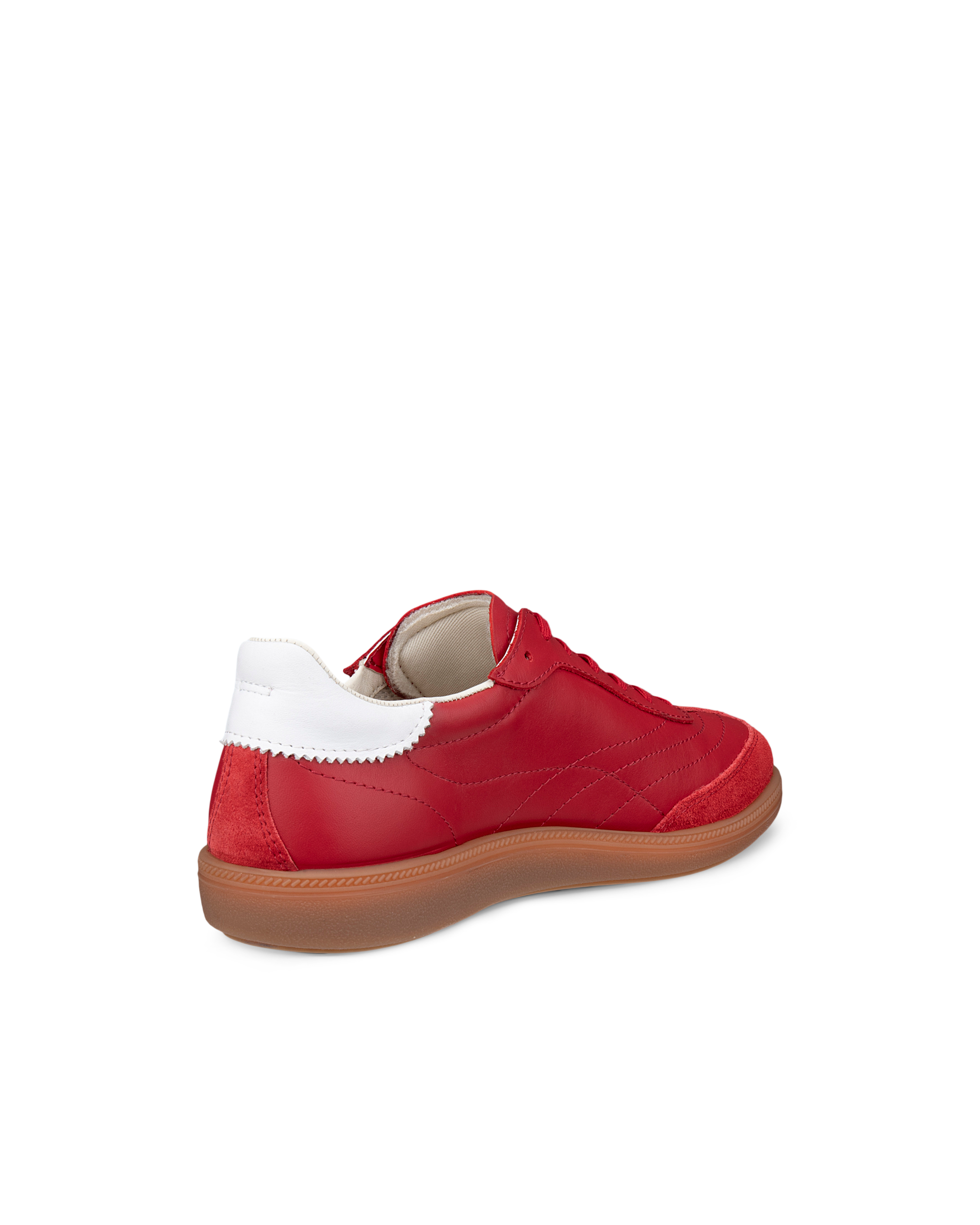 靴 ecco KENTON Low cut lace Women's ECCO® Soft 11 Leather Lace-Up Sneaker | Red