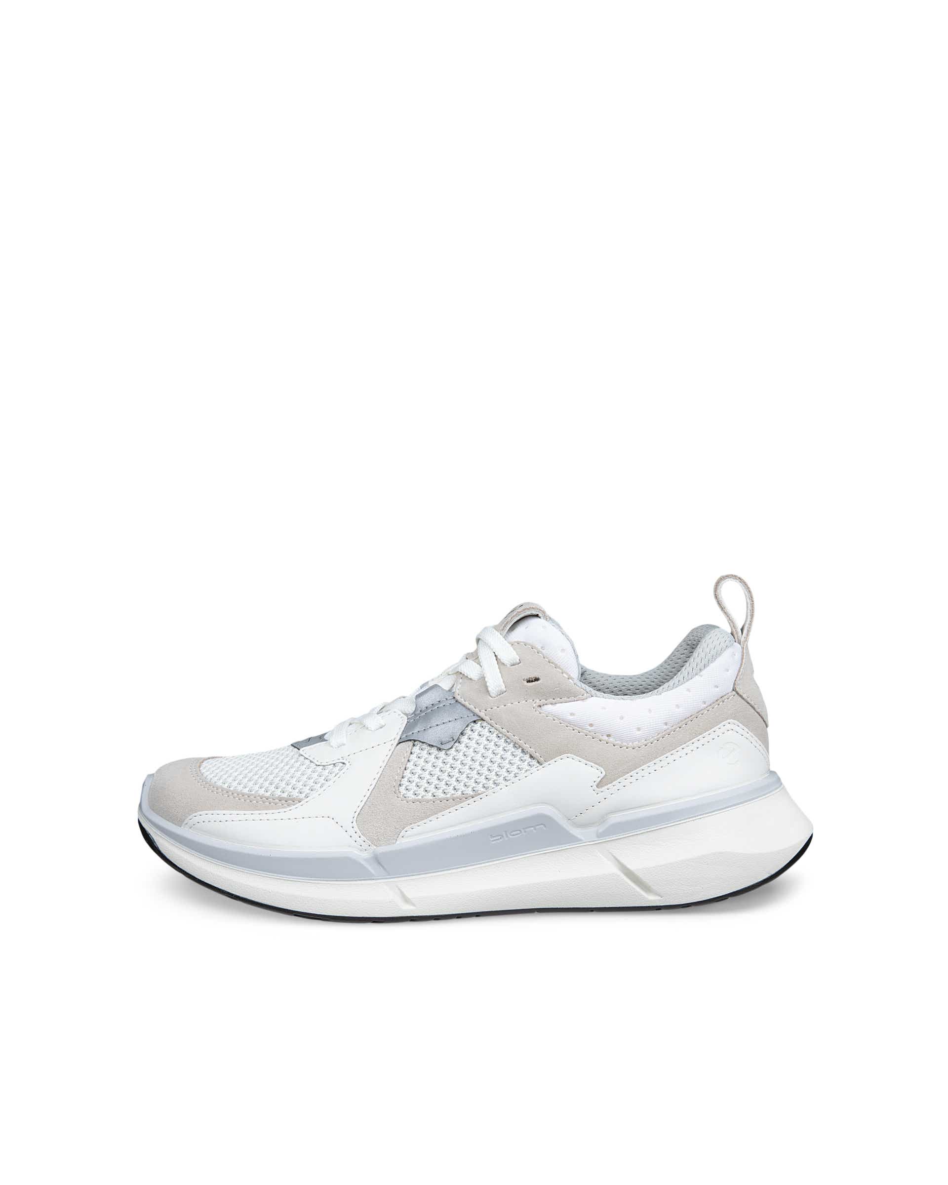 ECCO® BIOM 2.2 Damen Sneaker aus Veloursleder - Weiss - Outside