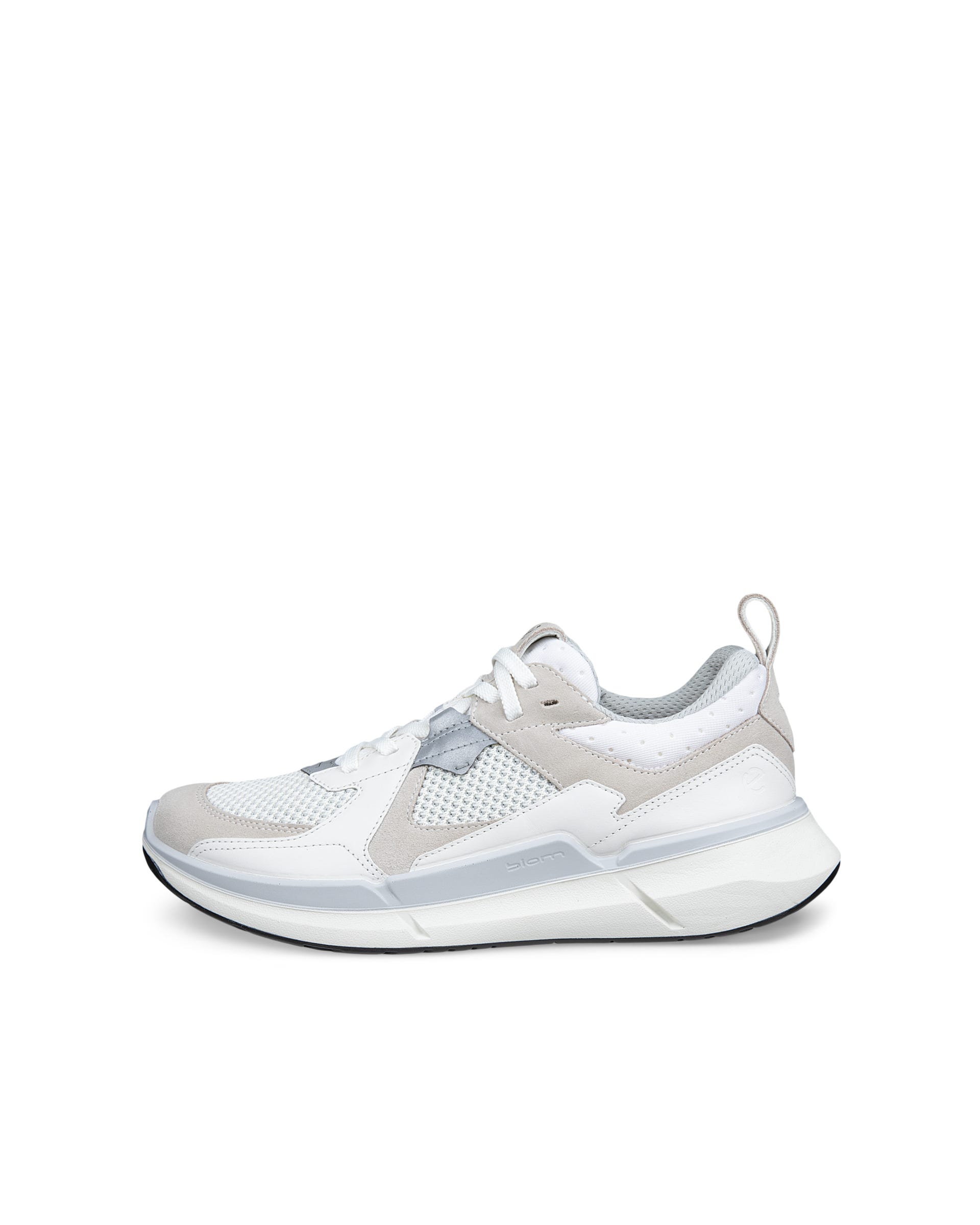 ECCO® BIOM 2.2 Damen Sneaker aus Veloursleder - Weiss - Outside