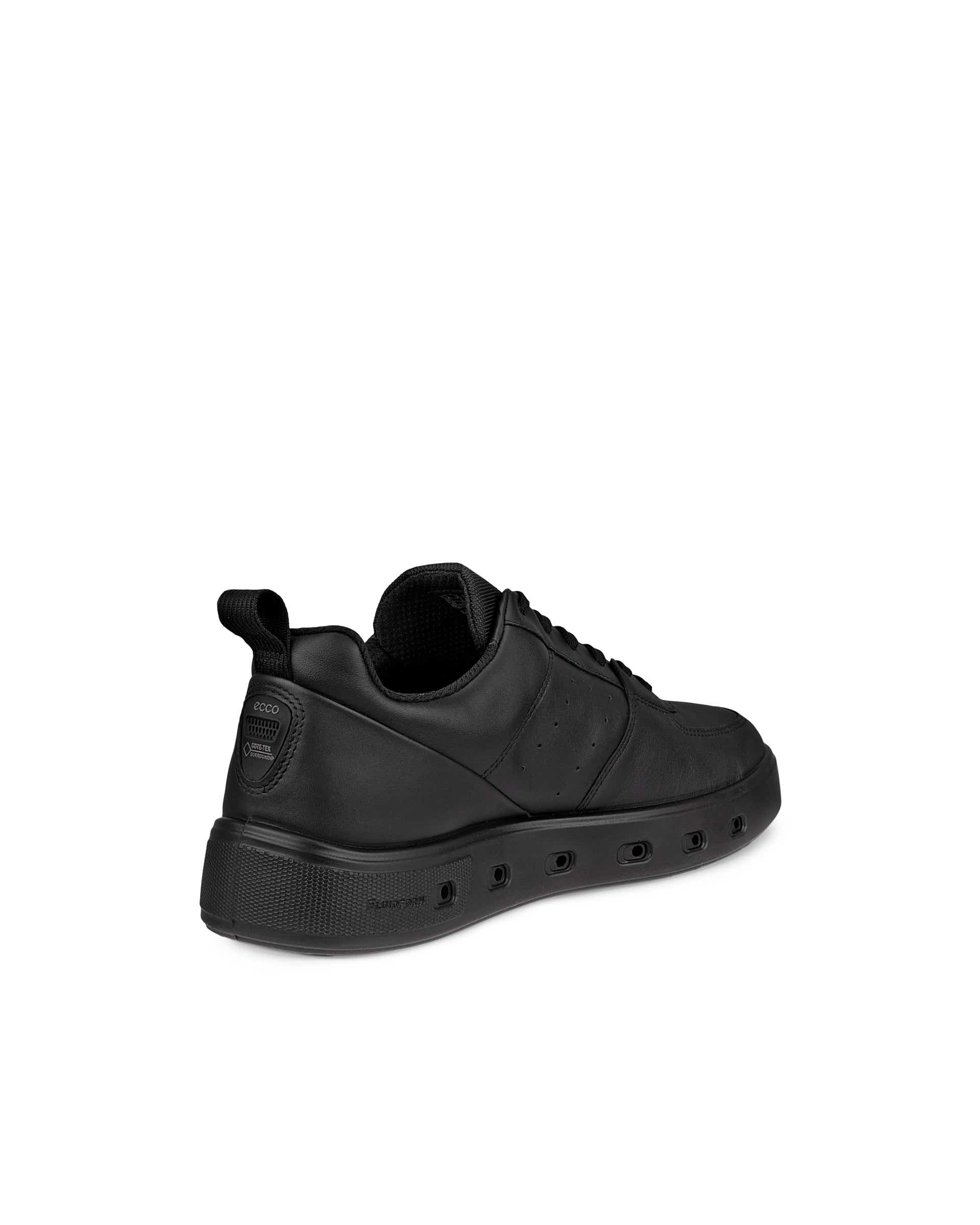 ECCO® Street 720 baskets en cuir Gore-Tex pour homme - Noir - Back