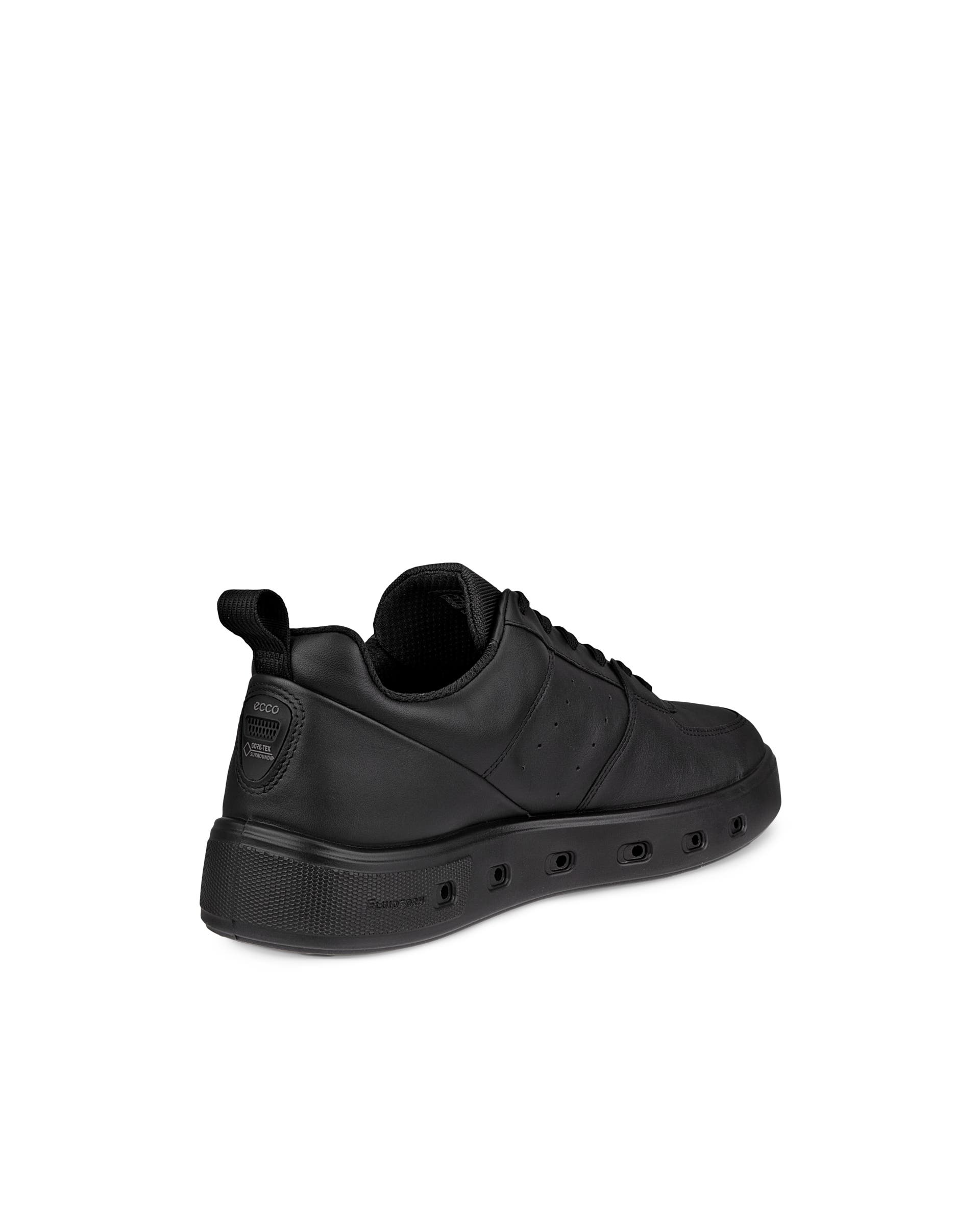 ECCO® Street 720 baskets en cuir Gore-Tex pour homme - Noir - Back