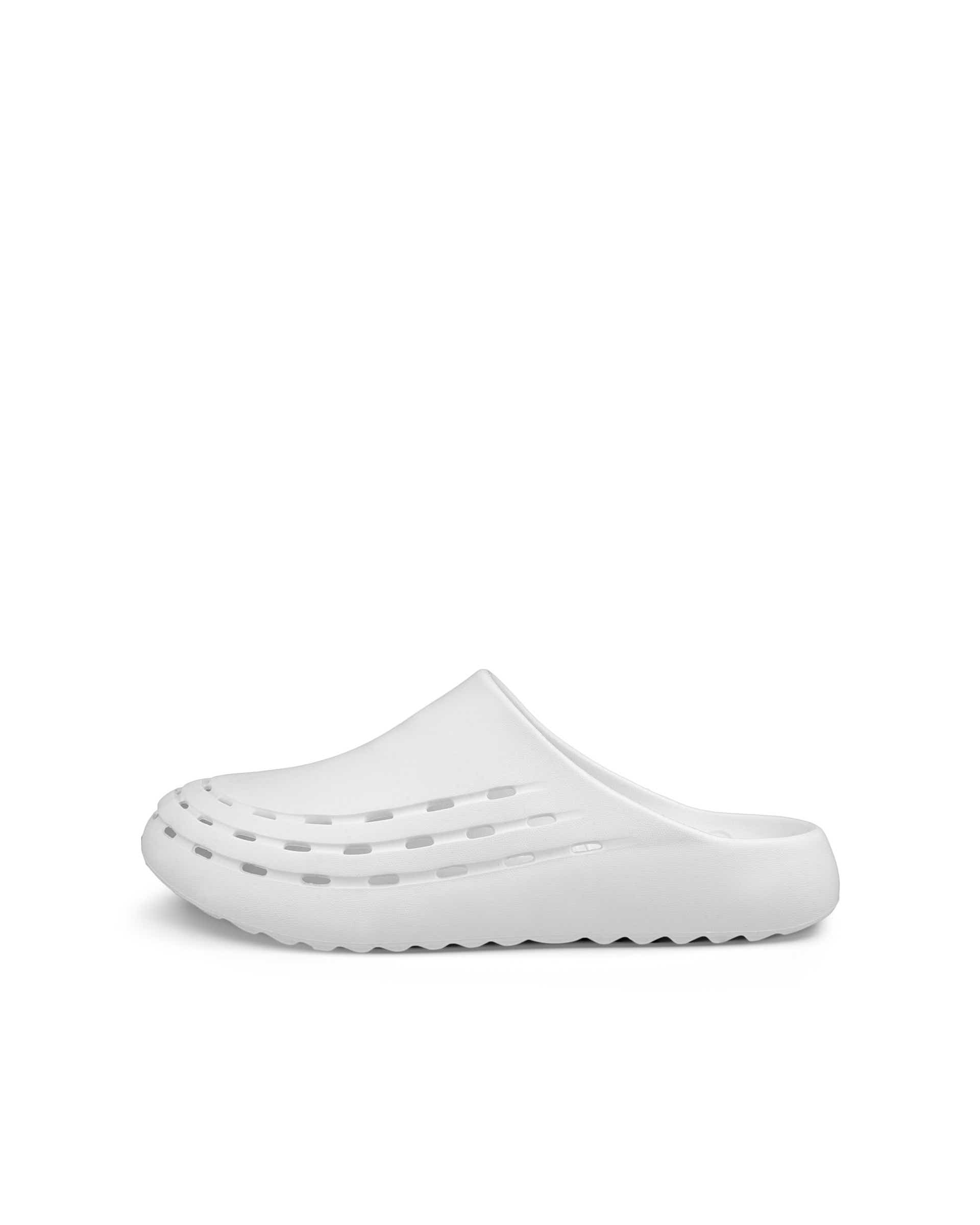 Women's ECCO® Cozmo Slide Slider - White - Outside