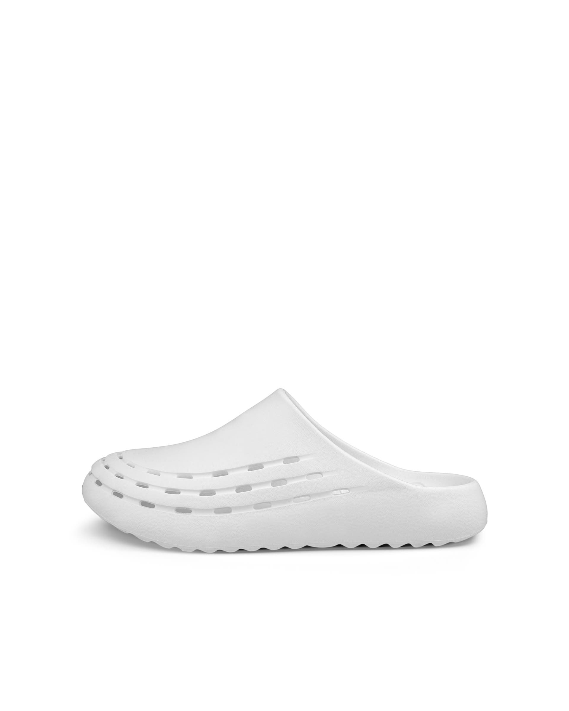 Women's ECCO® Cozmo Slide Slider - White - Outside