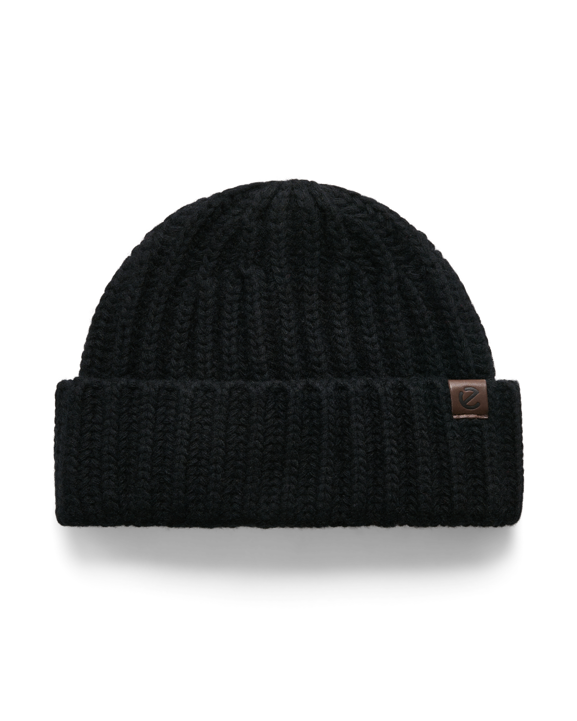 Ecco Women Chunky Beanie — Schwarz