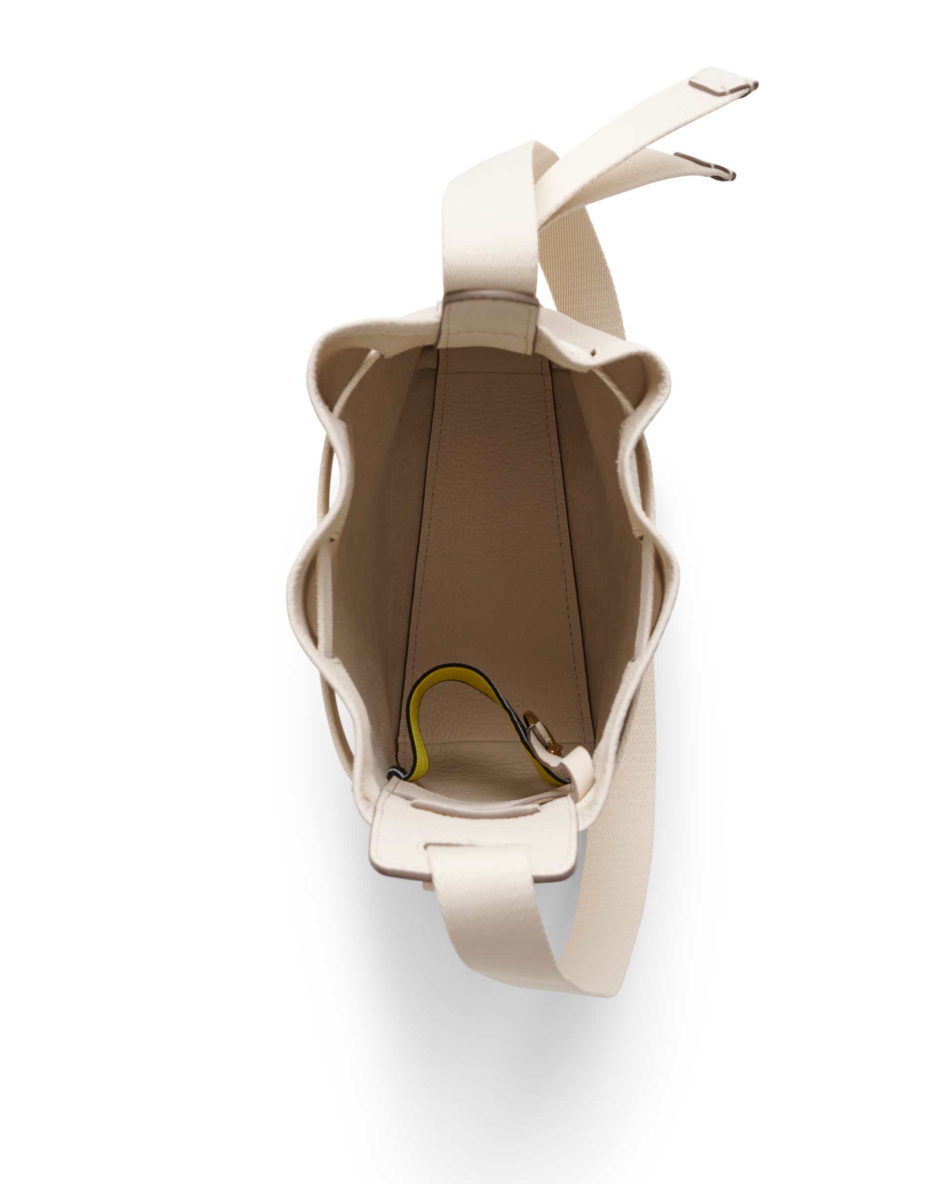 ECCO® Sail Small Leather Hobo Bag - Beige - Birdeye
