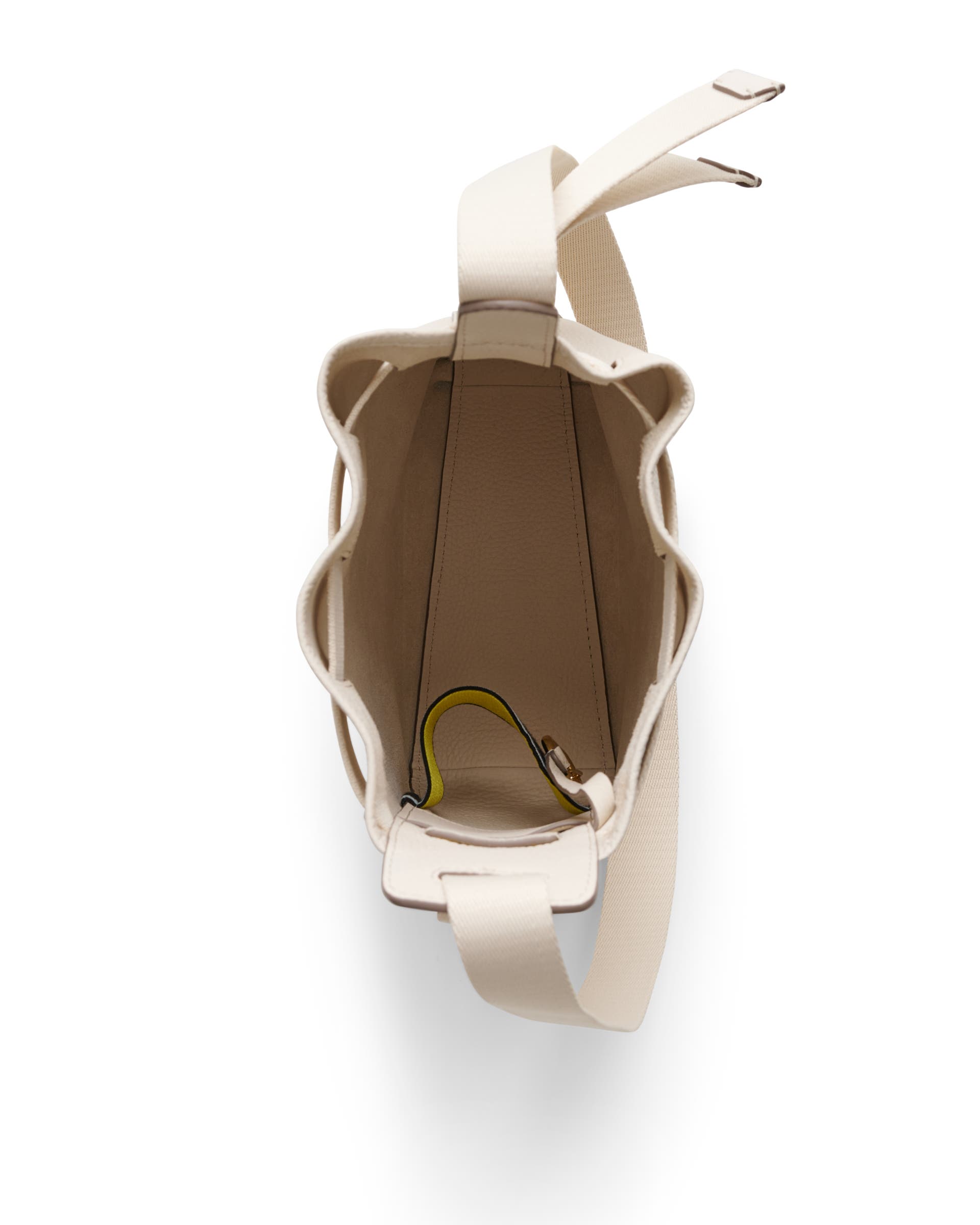 ECCO® Sail Small Leather Hobo Bag - Beige - Birdeye