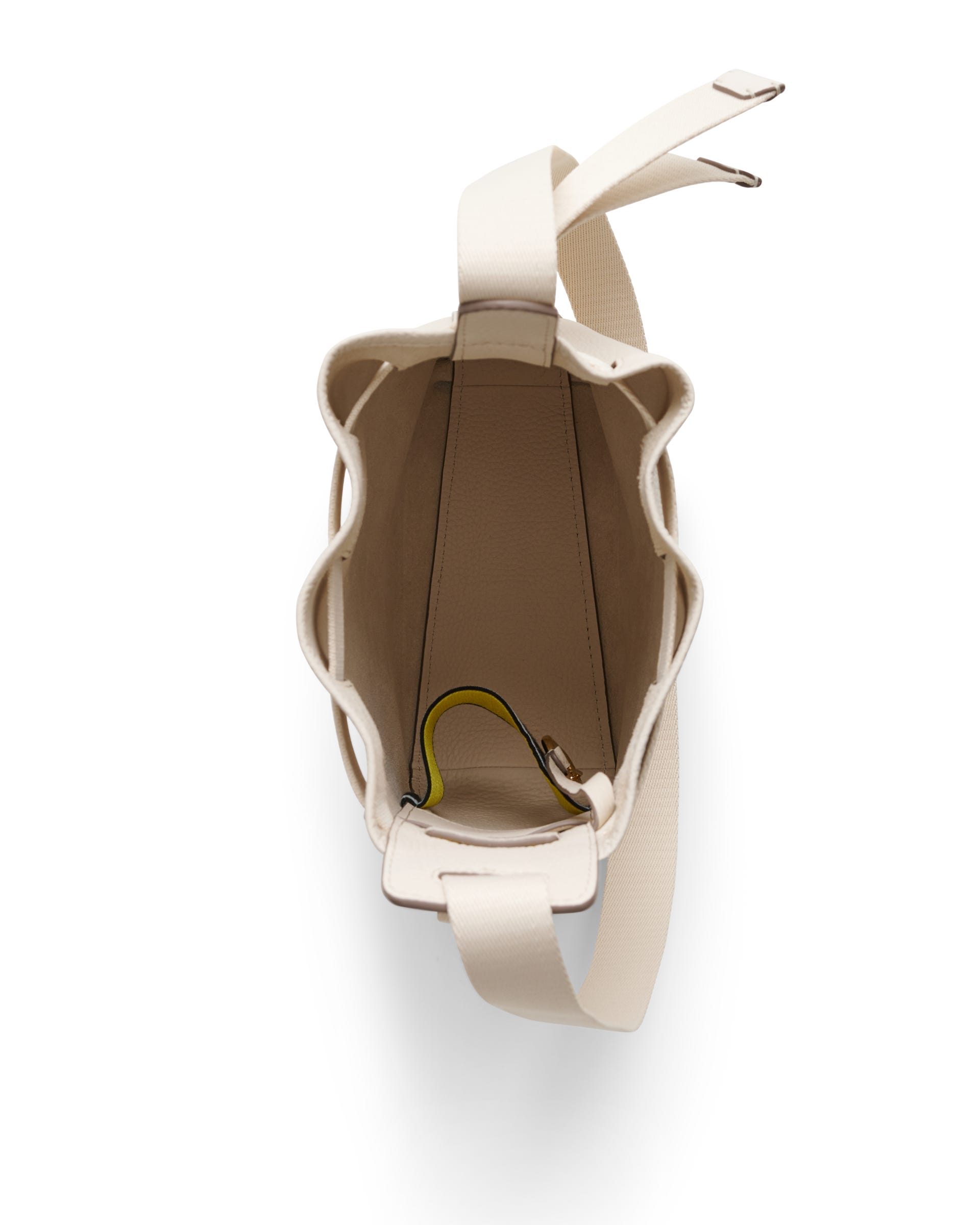 ECCO® Sail Small Leather Hobo Bag - Beige - Birdeye