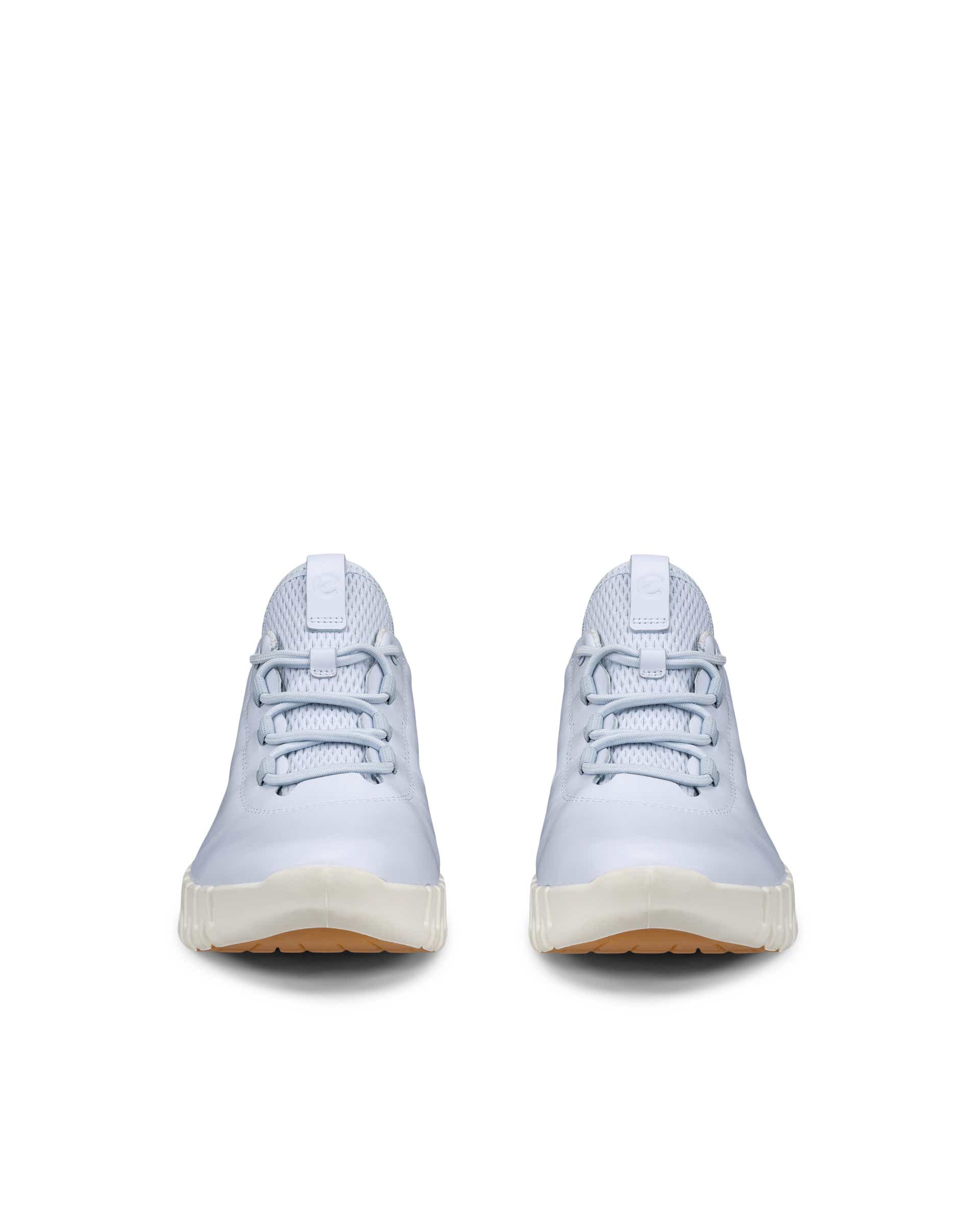 ECCO® Gruuv odiniai sportbačiai moterims - Mėlyna - Front pair