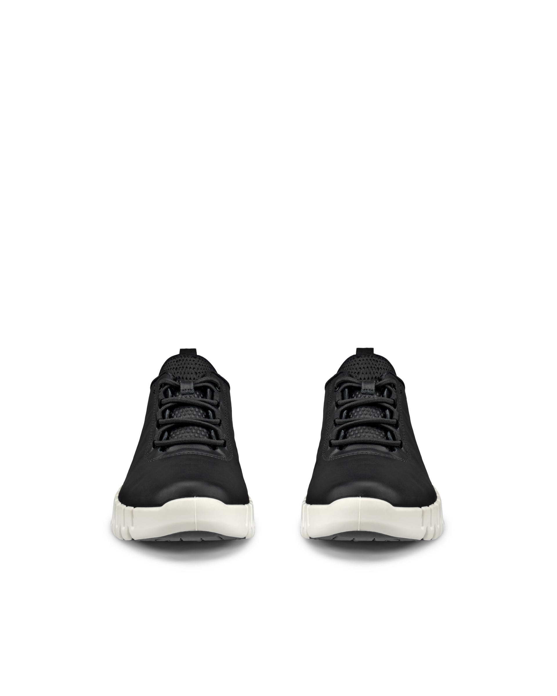 Naisten ECCO® Gruuv nahka tennari - Musta - Front pair