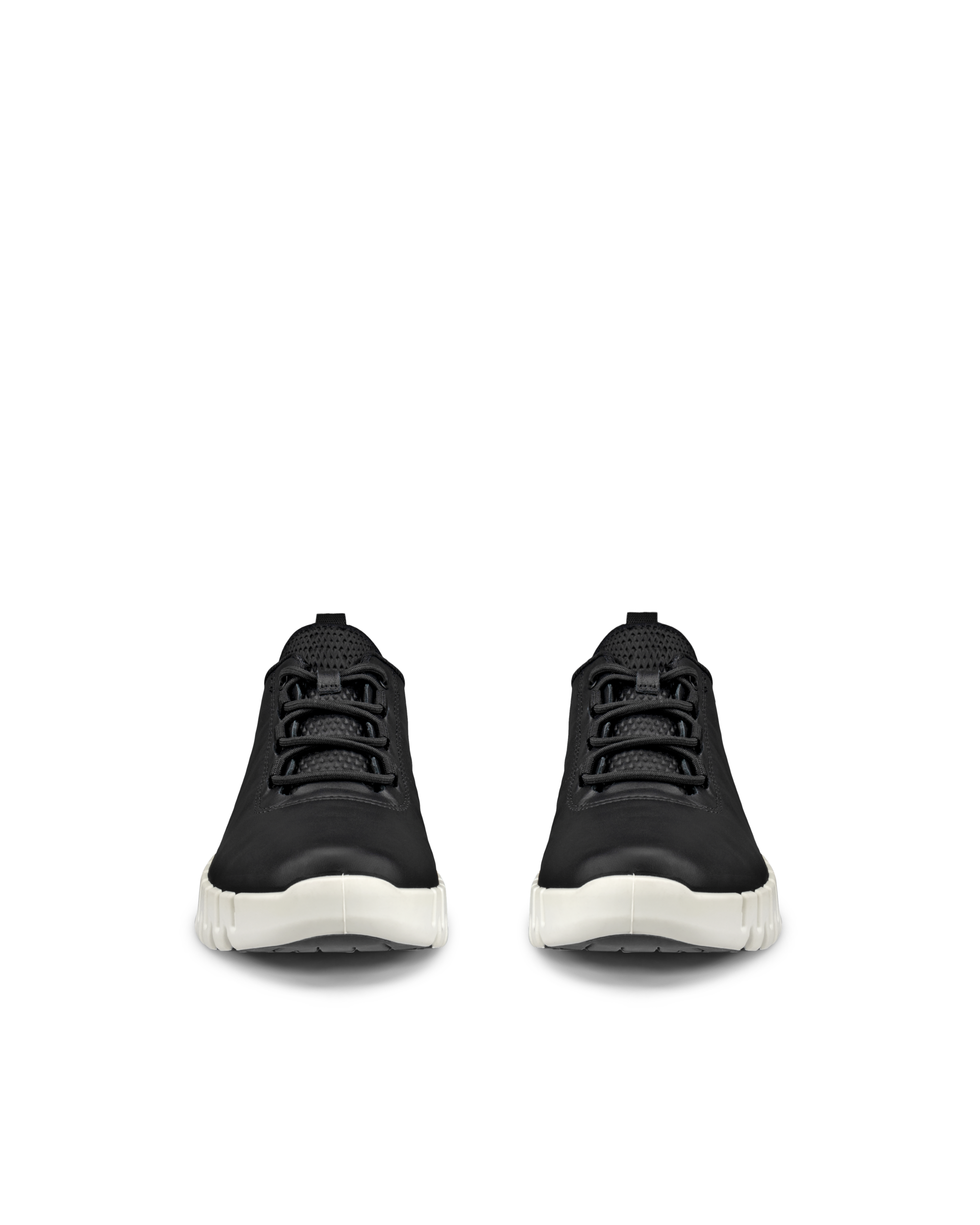 ECCO® Gruuv baskets en cuir pour femme - Noir - Front pair