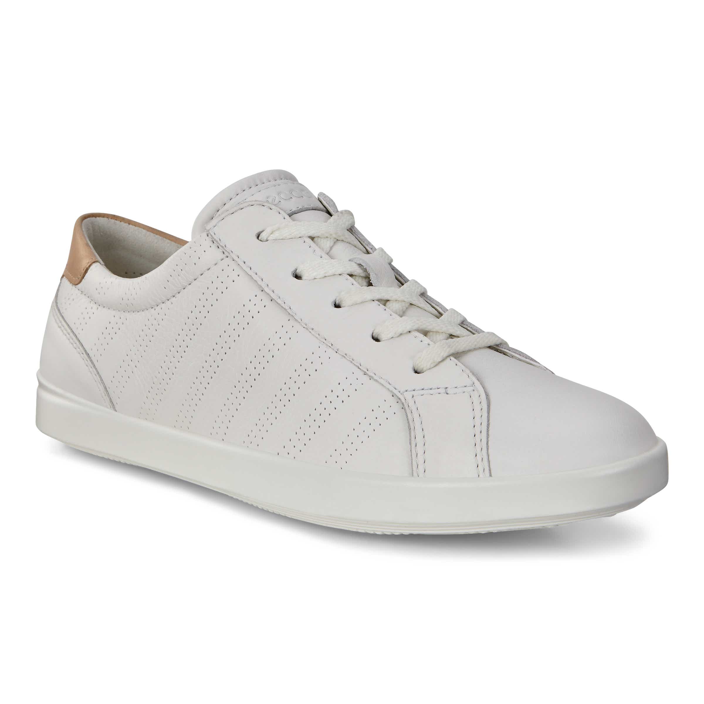 ECCO Leisure ウィメンズ レザースニーカー - ホワイト - Main