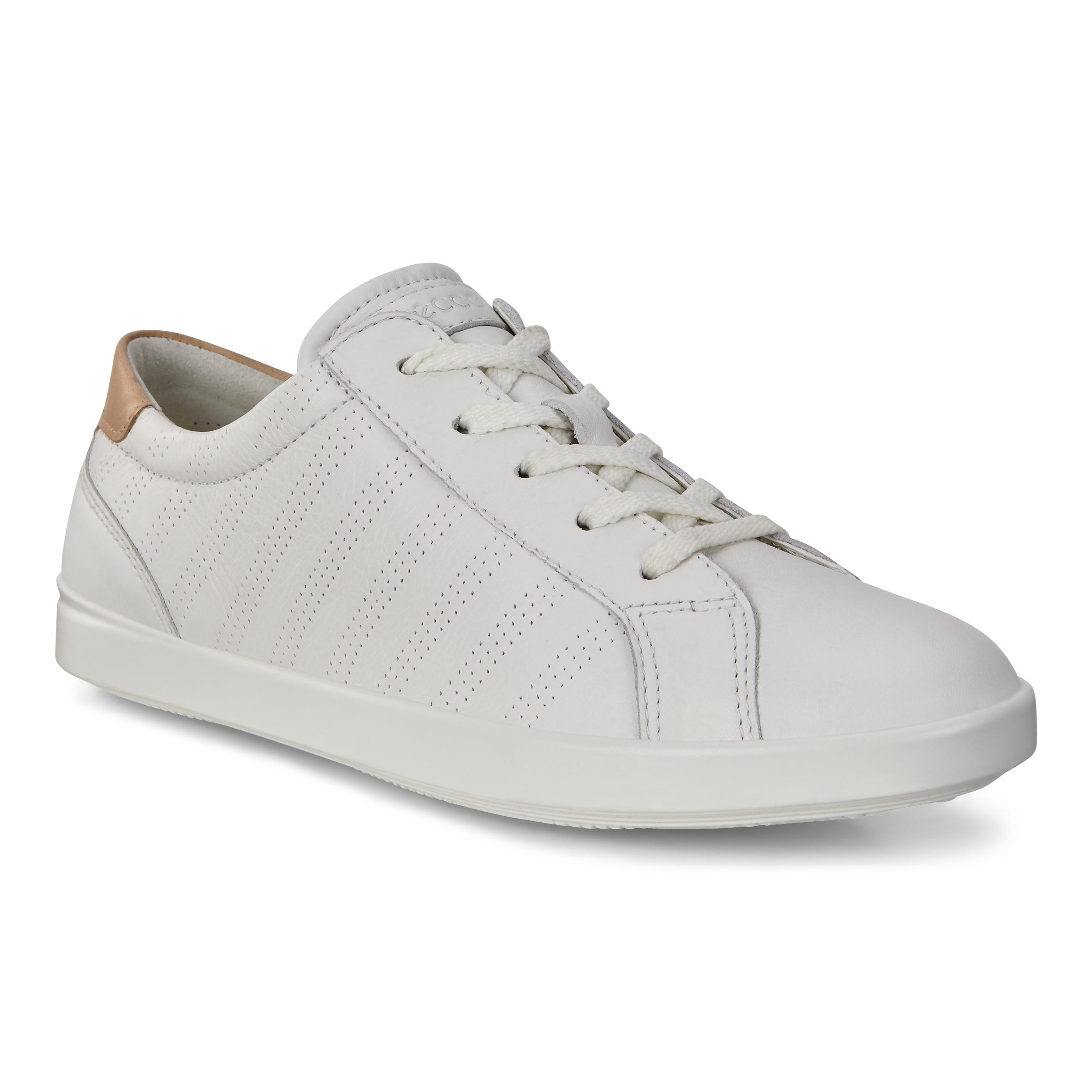 ECCO Leisure ウィメンズ レザースニーカー - ホワイト - Main