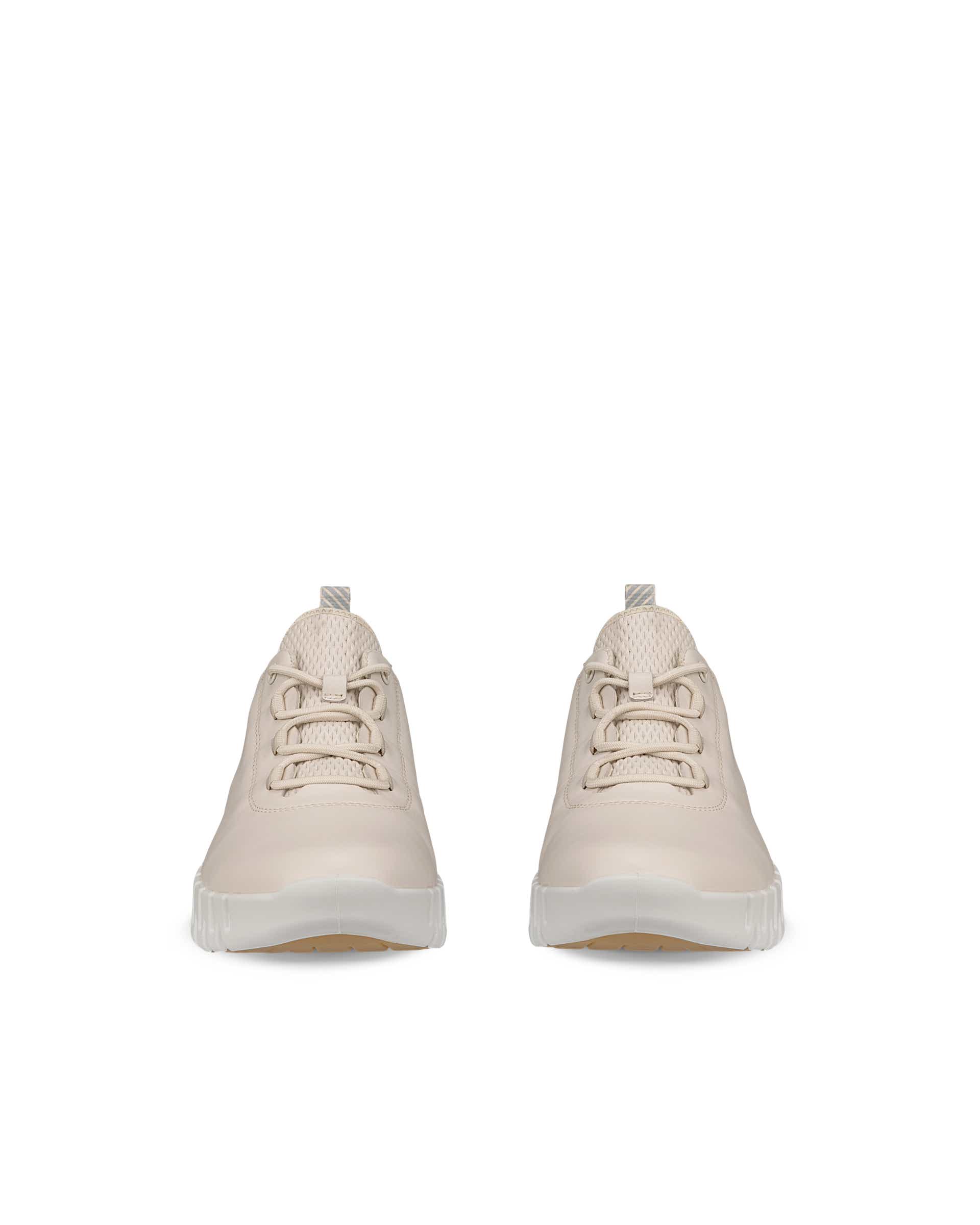 ECCO® Gruuv Damen Ledersneaker - Beige - Front pair