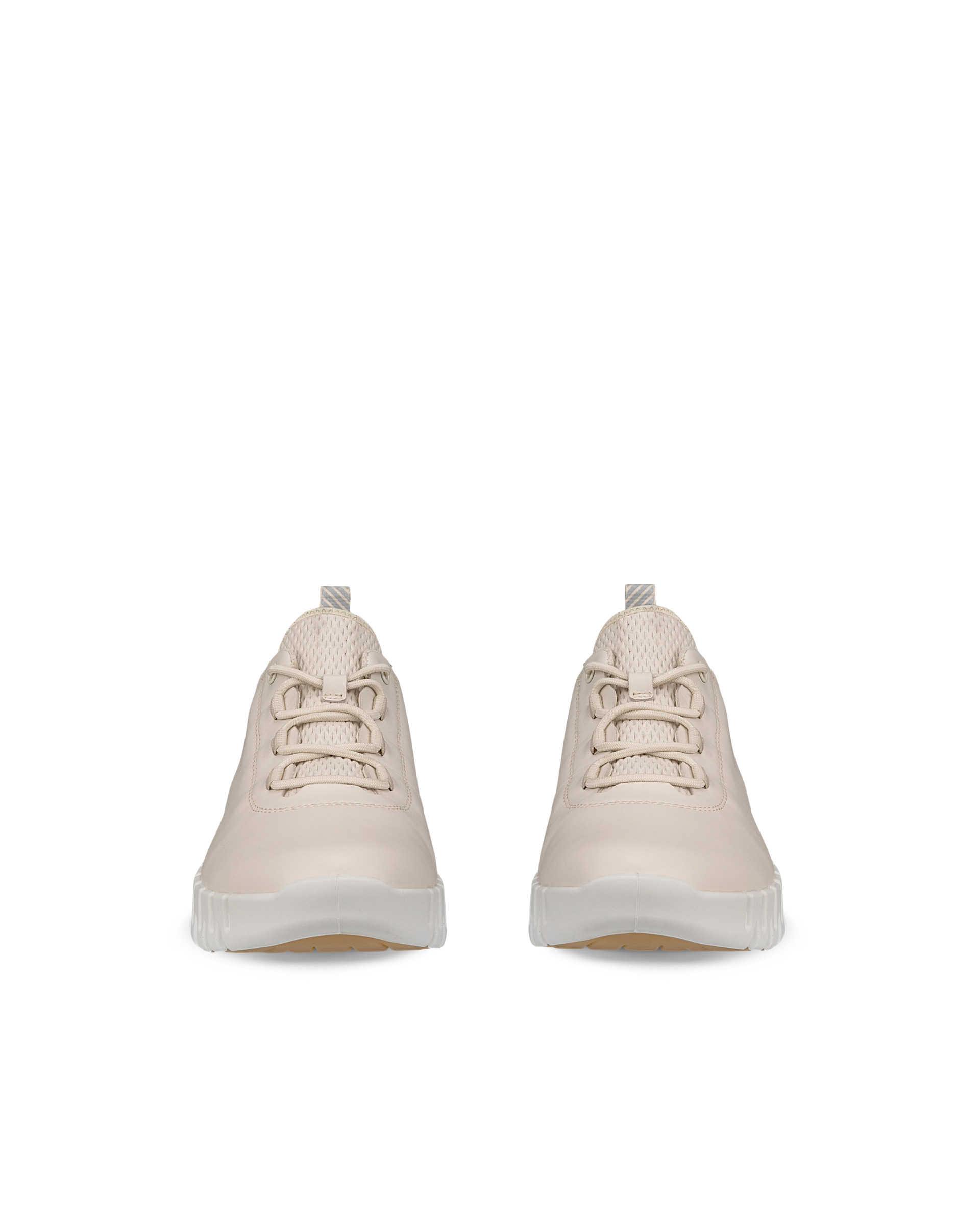 ECCO® Gruuv baskets en cuir pour femme - Beige - Front pair