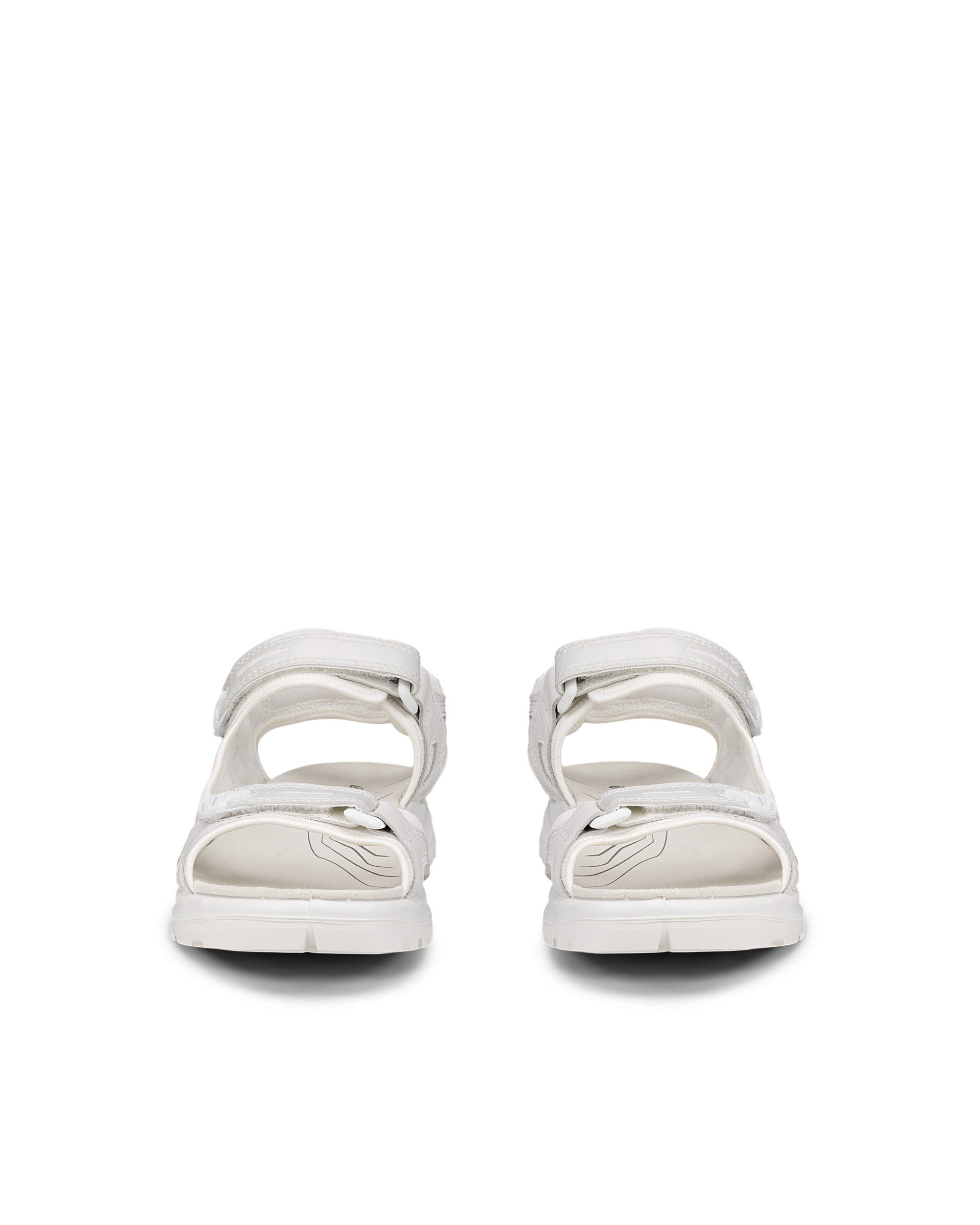 ECCO Women's Yucatan Sandals - White - Front pair
