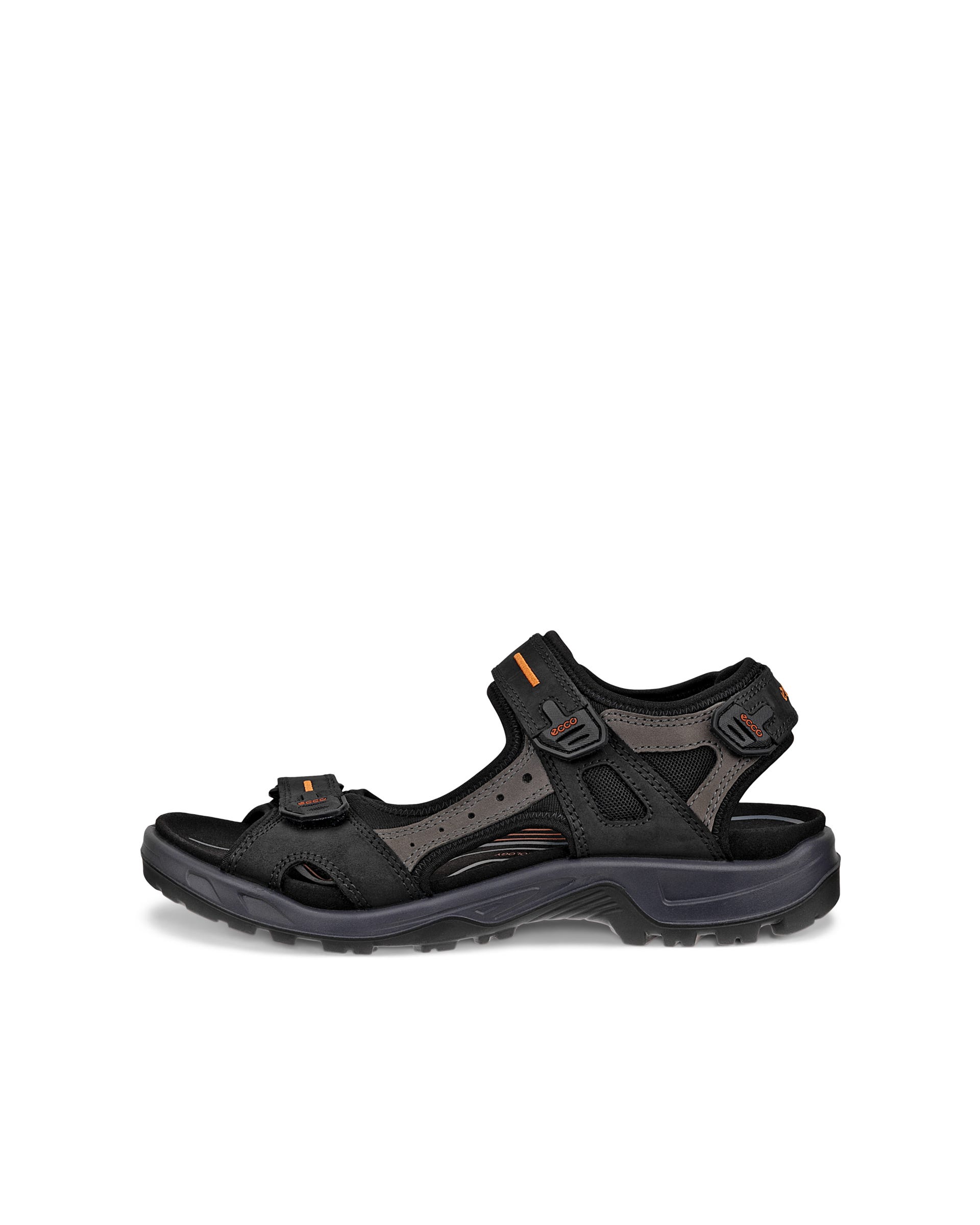 ECCO® Offroad Heren nubuck wandelsandaal - Zwart - Outside