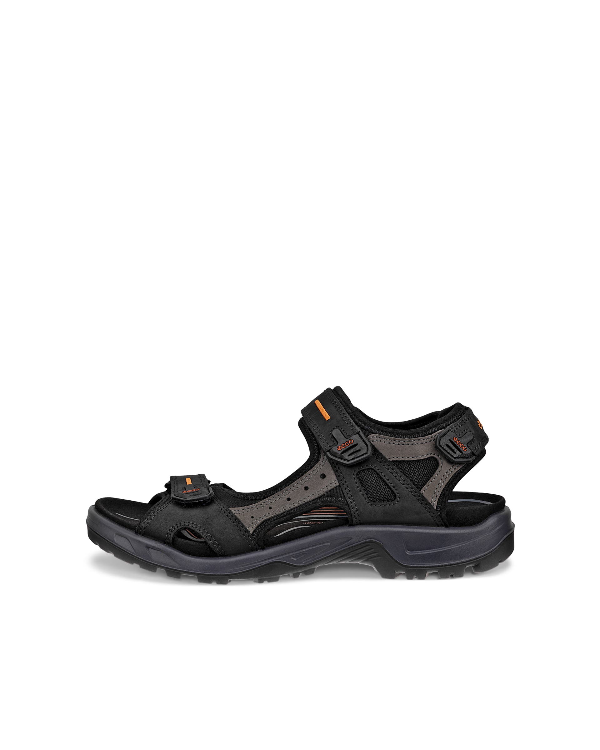 ECCO® Offroad Heren nubuck wandelsandaal - Zwart - Outside