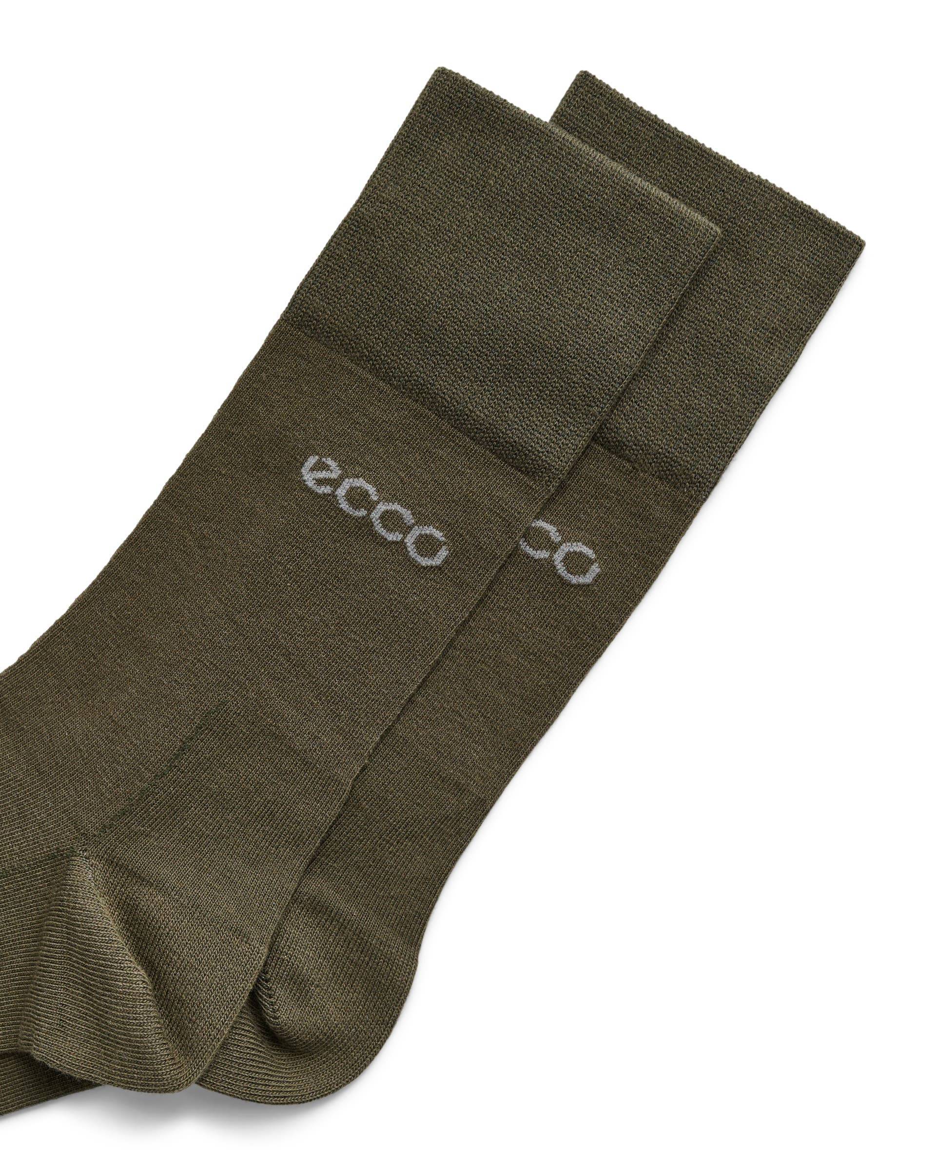 ECCO® Casual chaussettes mi-hautes unisex - Vert - Detail-1