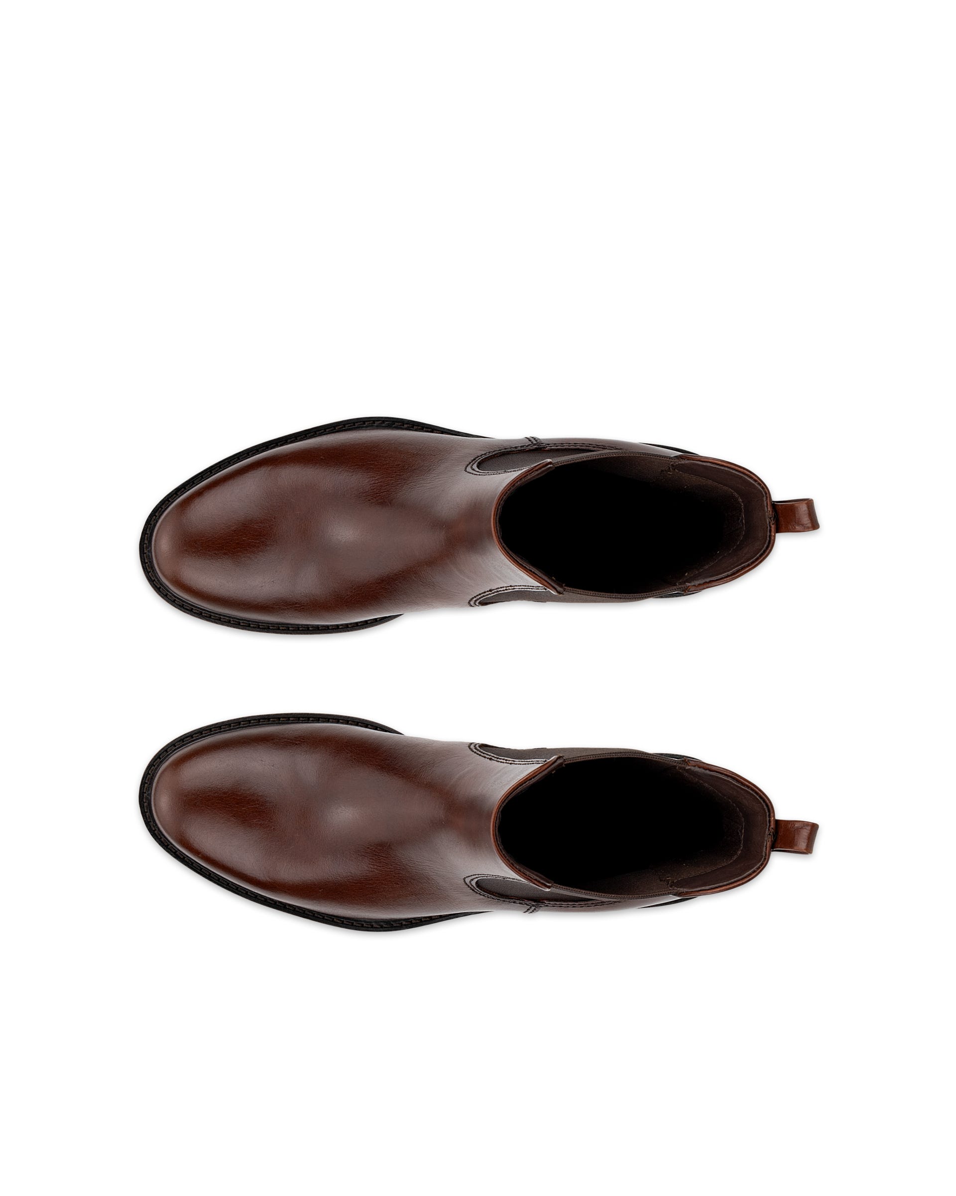 ECCO® Sartorelle 25 Damen Chelsea Boot aus Leder - Braun - Top left pair