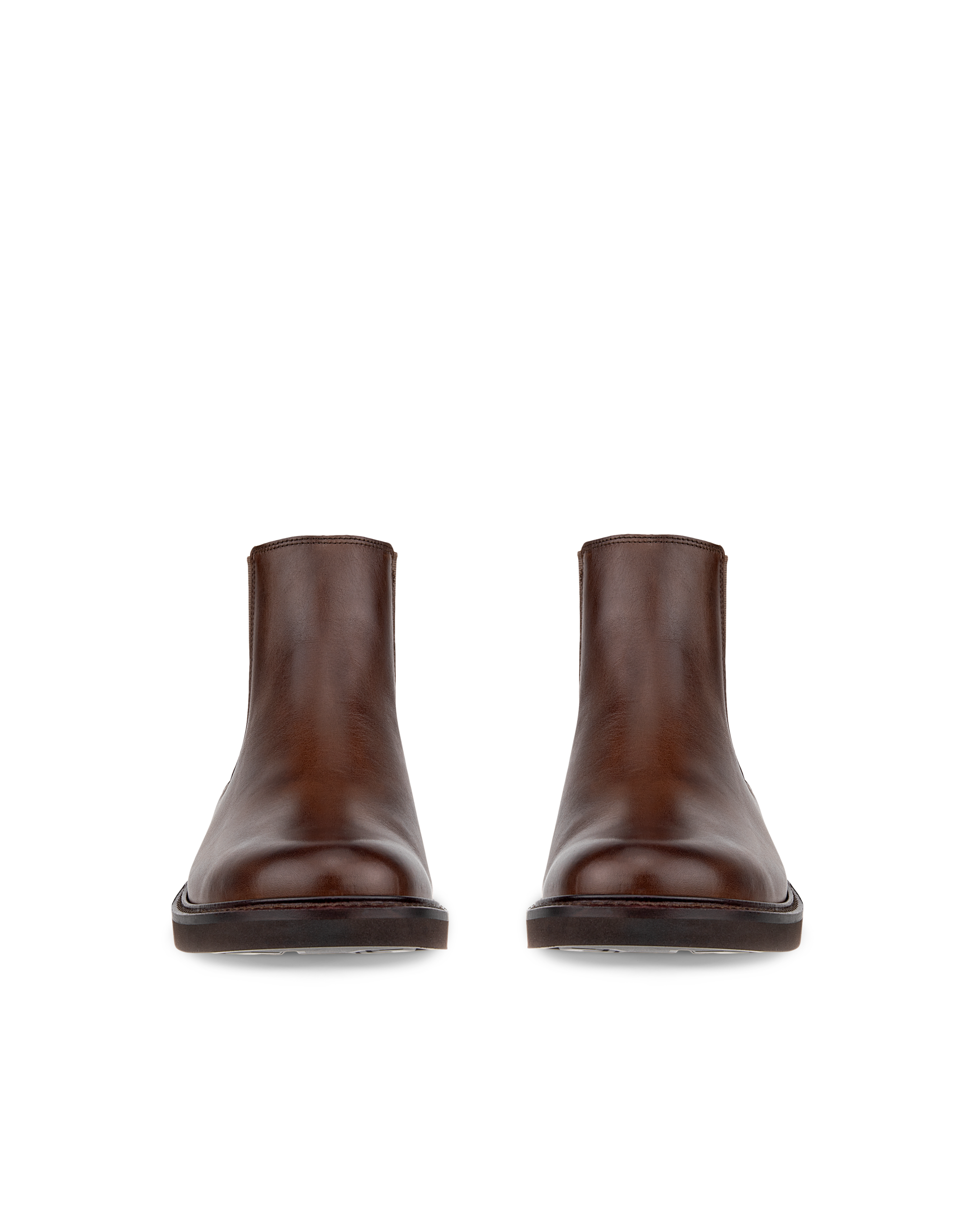 ECCO Metropole London メンズ レザーチェルシーブーツ - ブラウン - Front pair