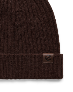 ECCO Women Classic Fine Beanie — Brown 2