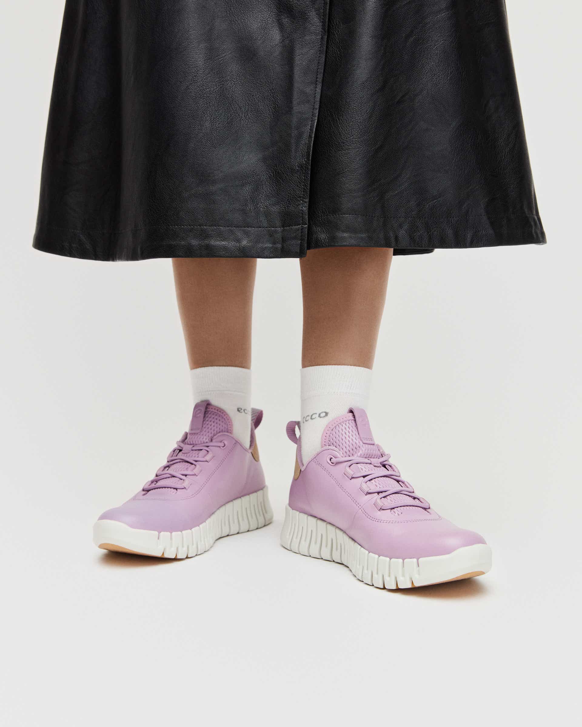 ECCO® Longlife Ankelstrumpor unisex - Vit - Detail-2