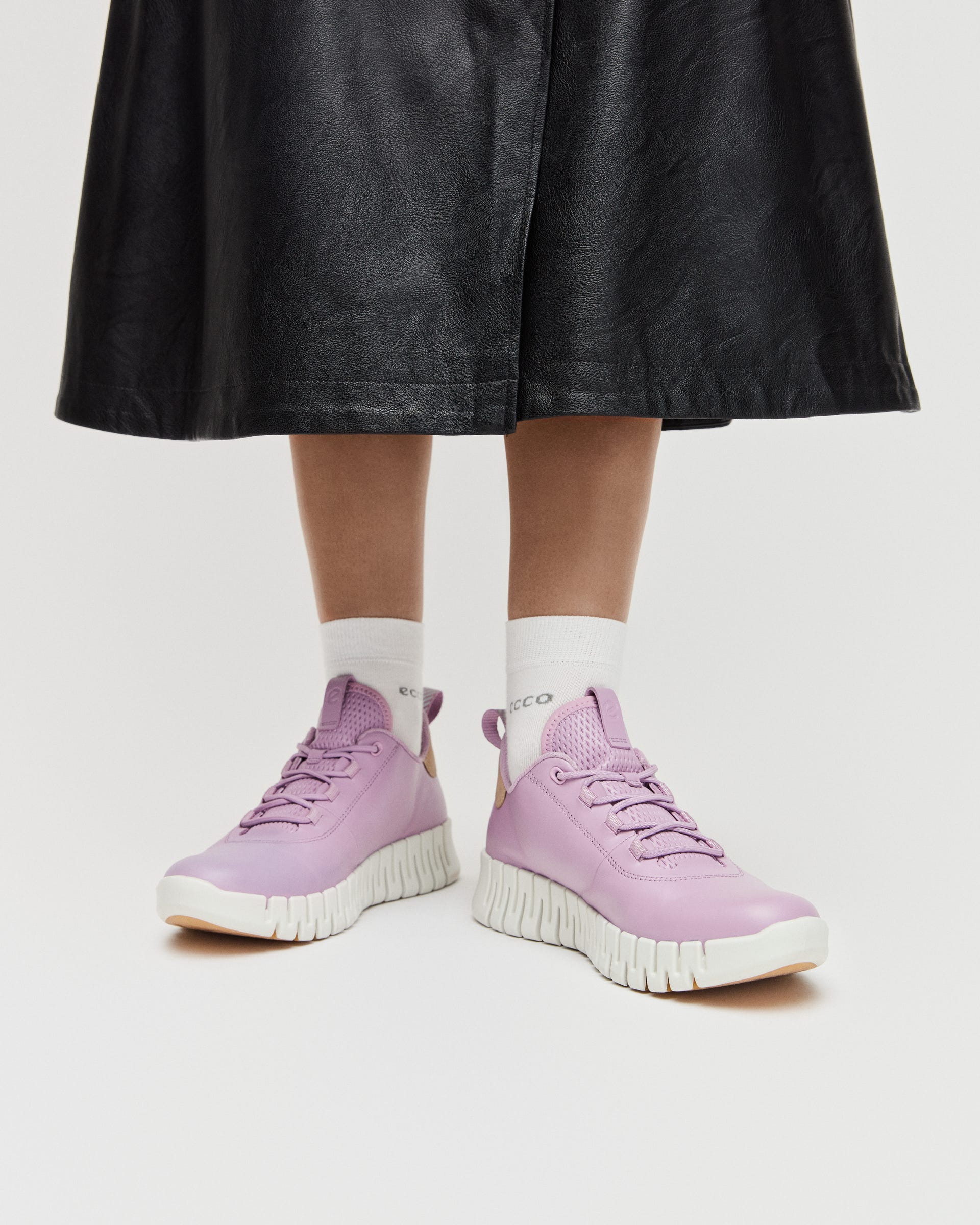 ECCO® Longlife Ankelstrumpor unisex - Vit - Detail-2