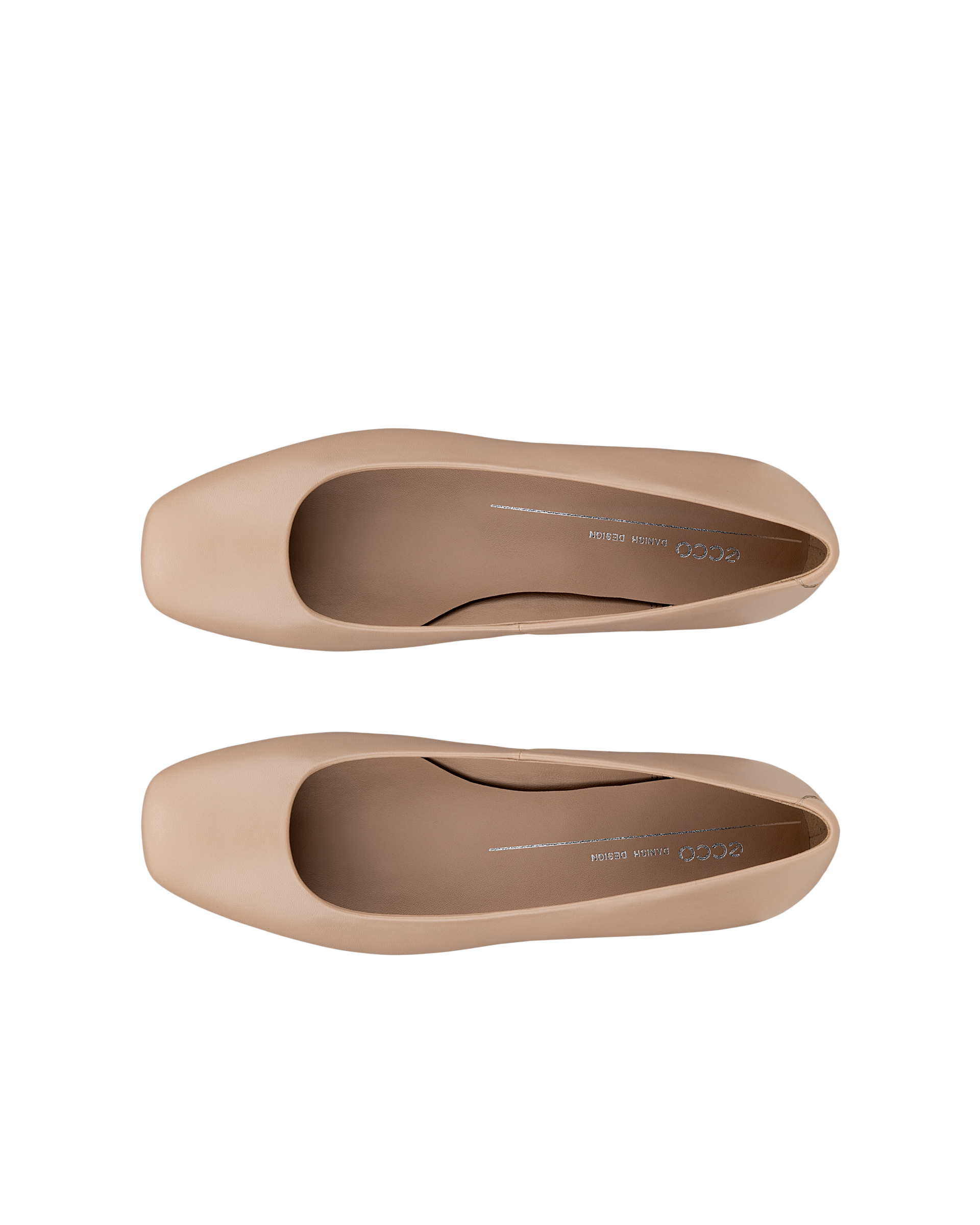 ECCO® Margot Damen Lederballerina - Beige - Top left pair