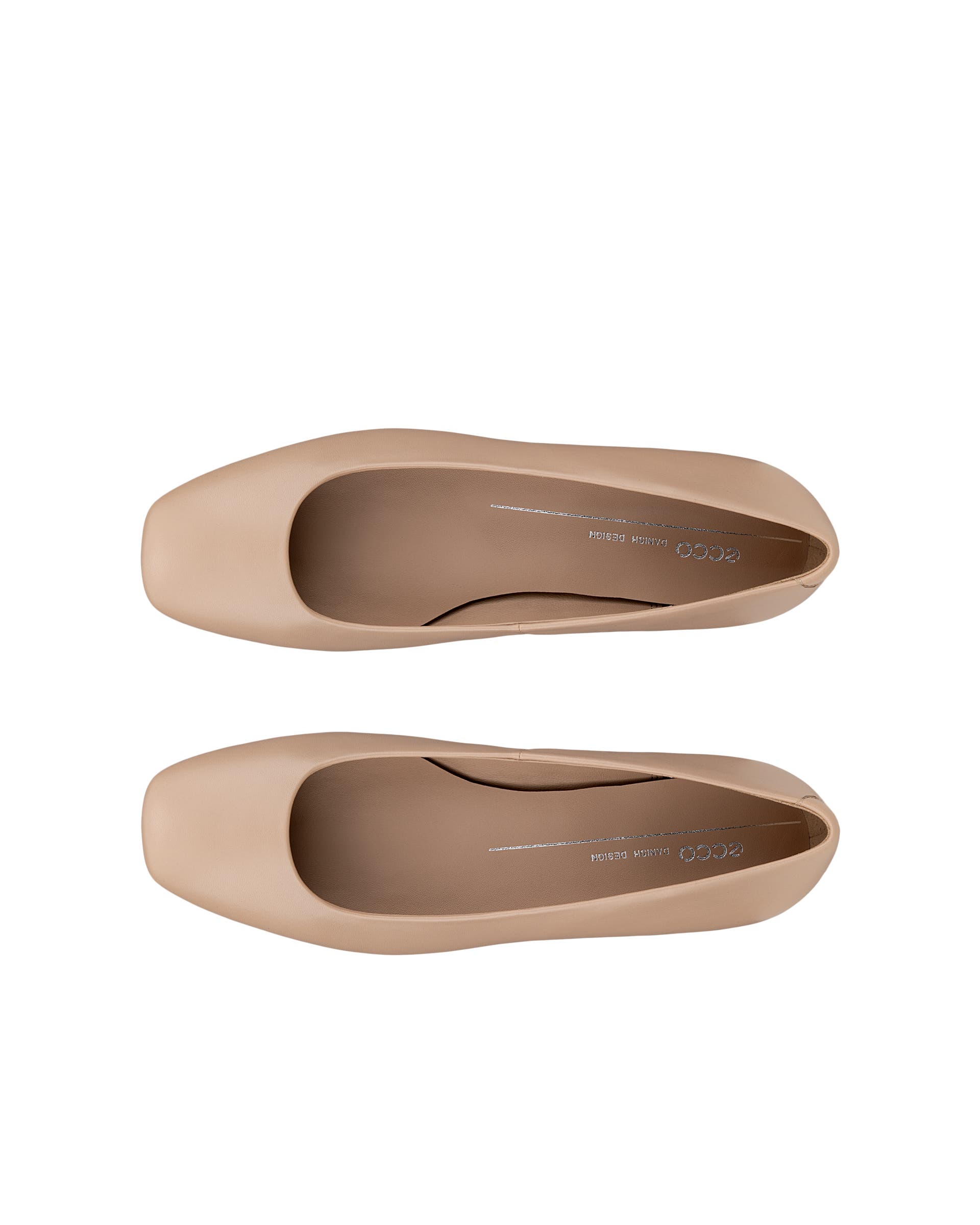 ECCO® Margot Damen Lederballerina - Beige - Top left pair