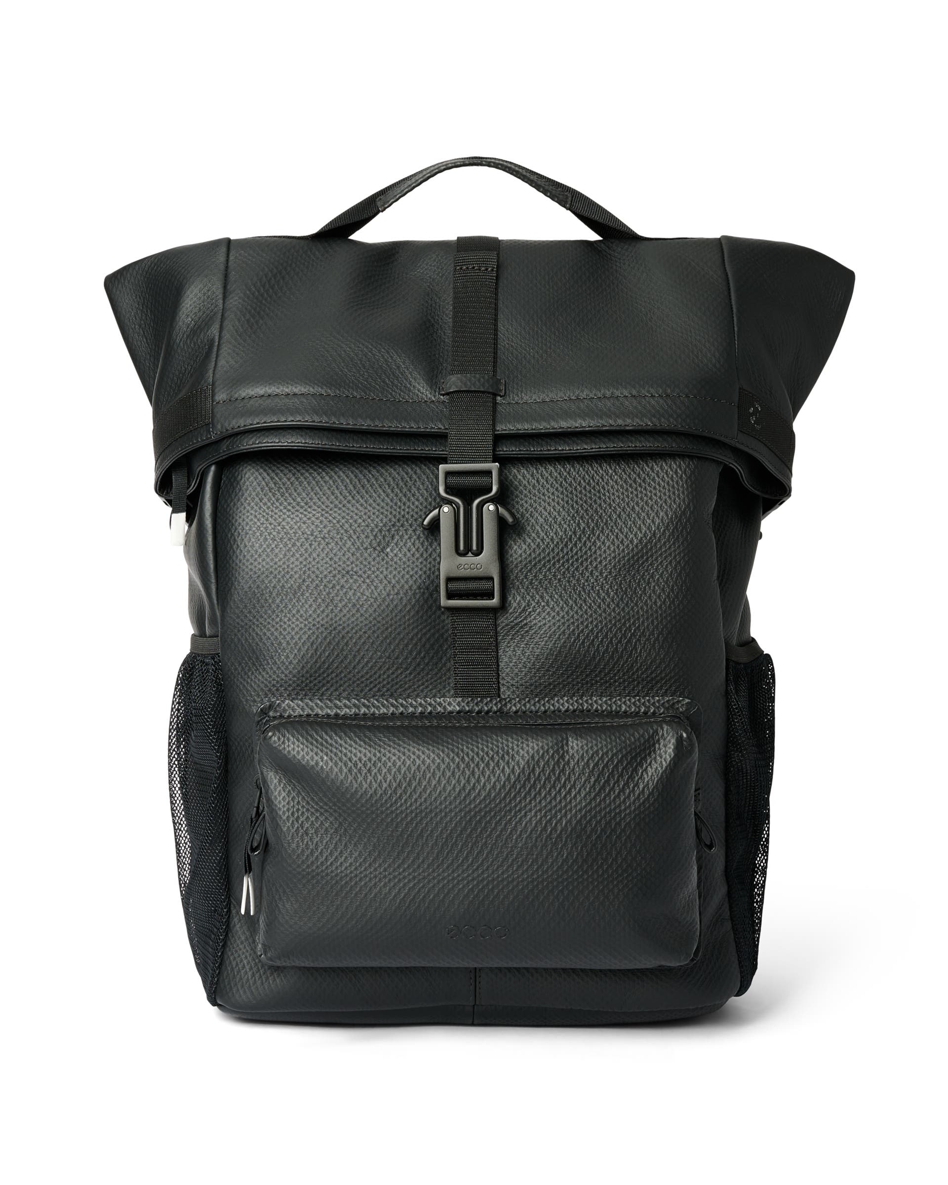 ECCO® Trapeze Journey Leather Backpack | Black