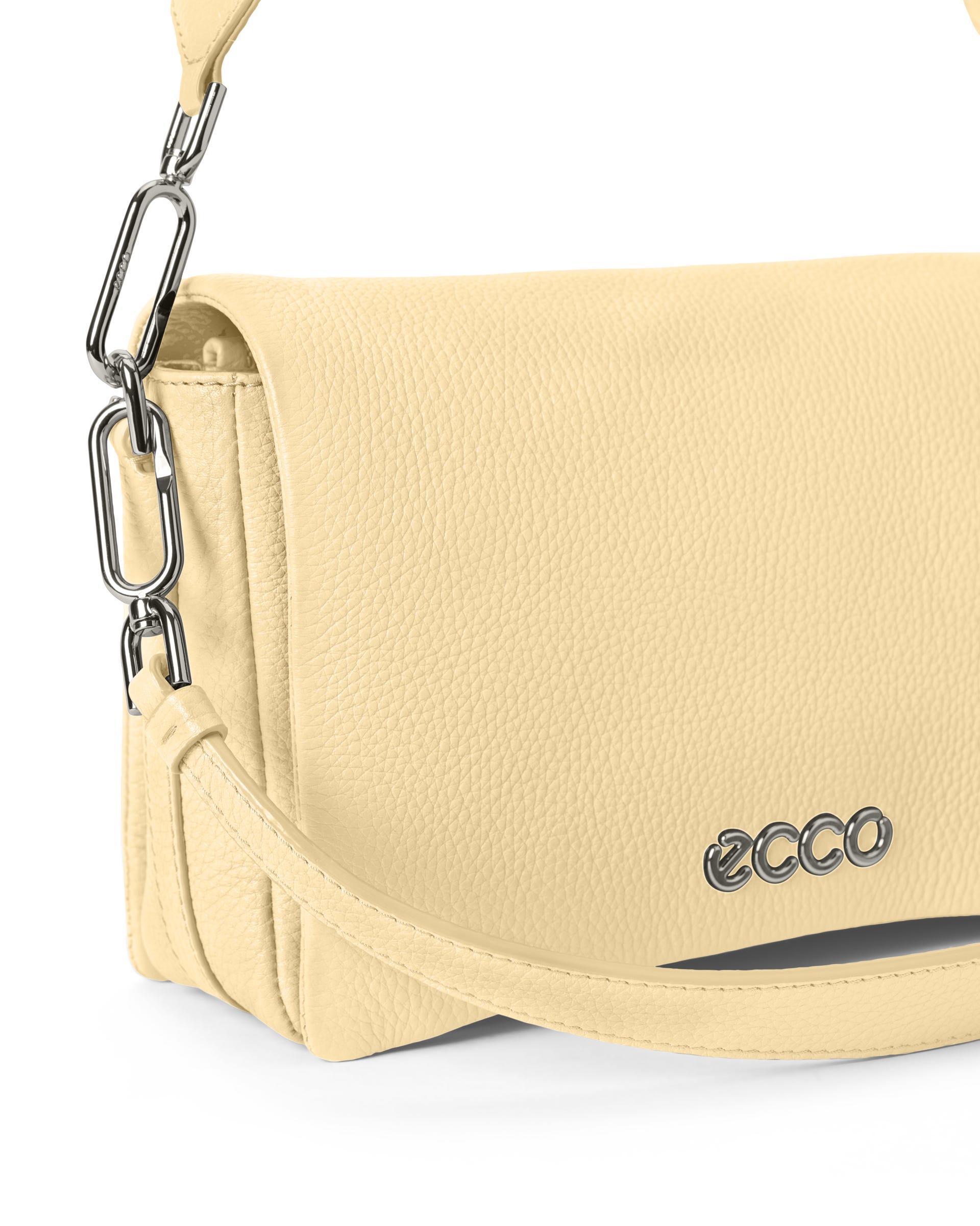 ECCO® Pinch Umhängetasche aus Leder - Gelb - Detail-2