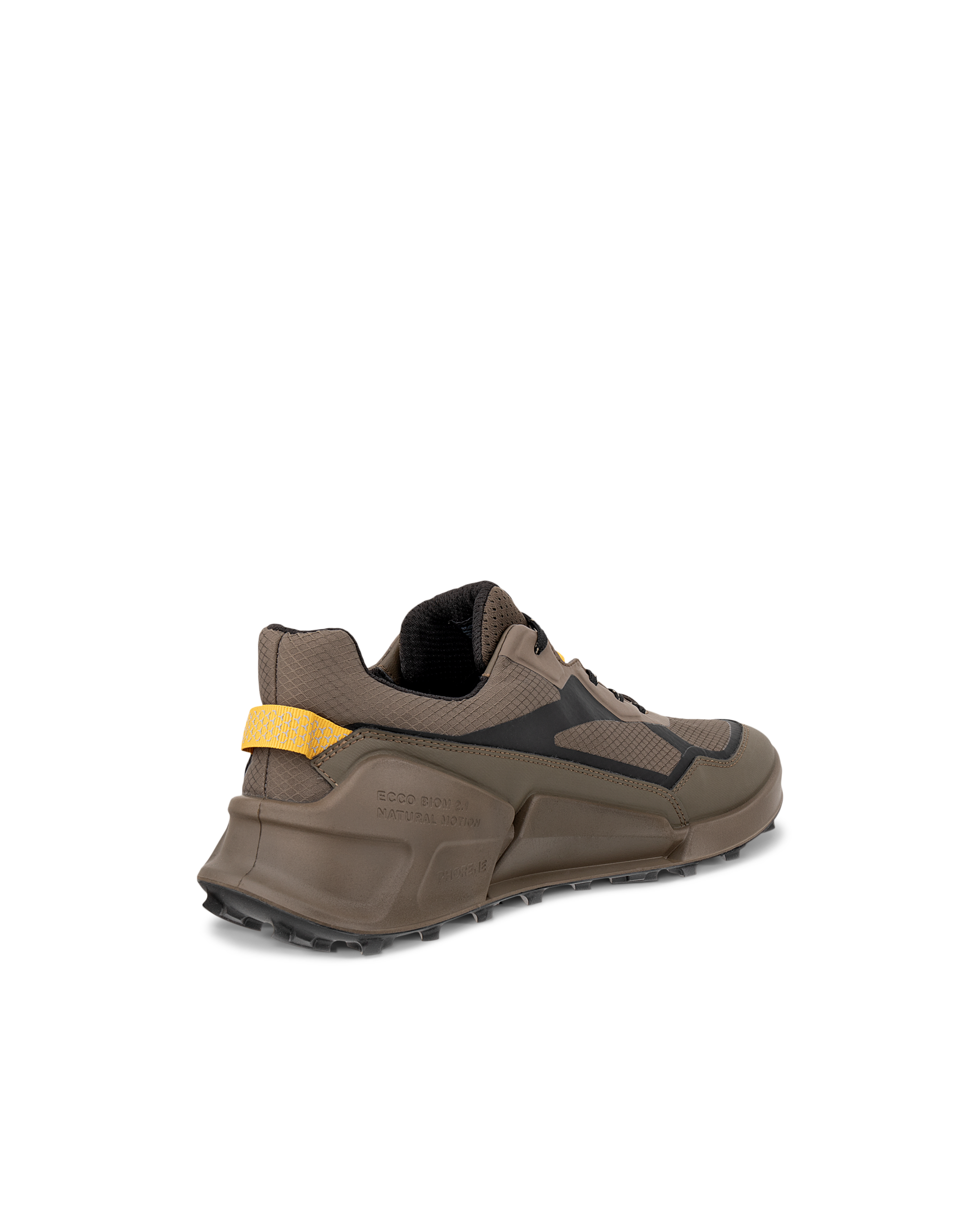 ECCO® BIOM 2.1 X MOUNTAIN férfi Gore-Tex magasszárú textil túracipő - Barna - Back