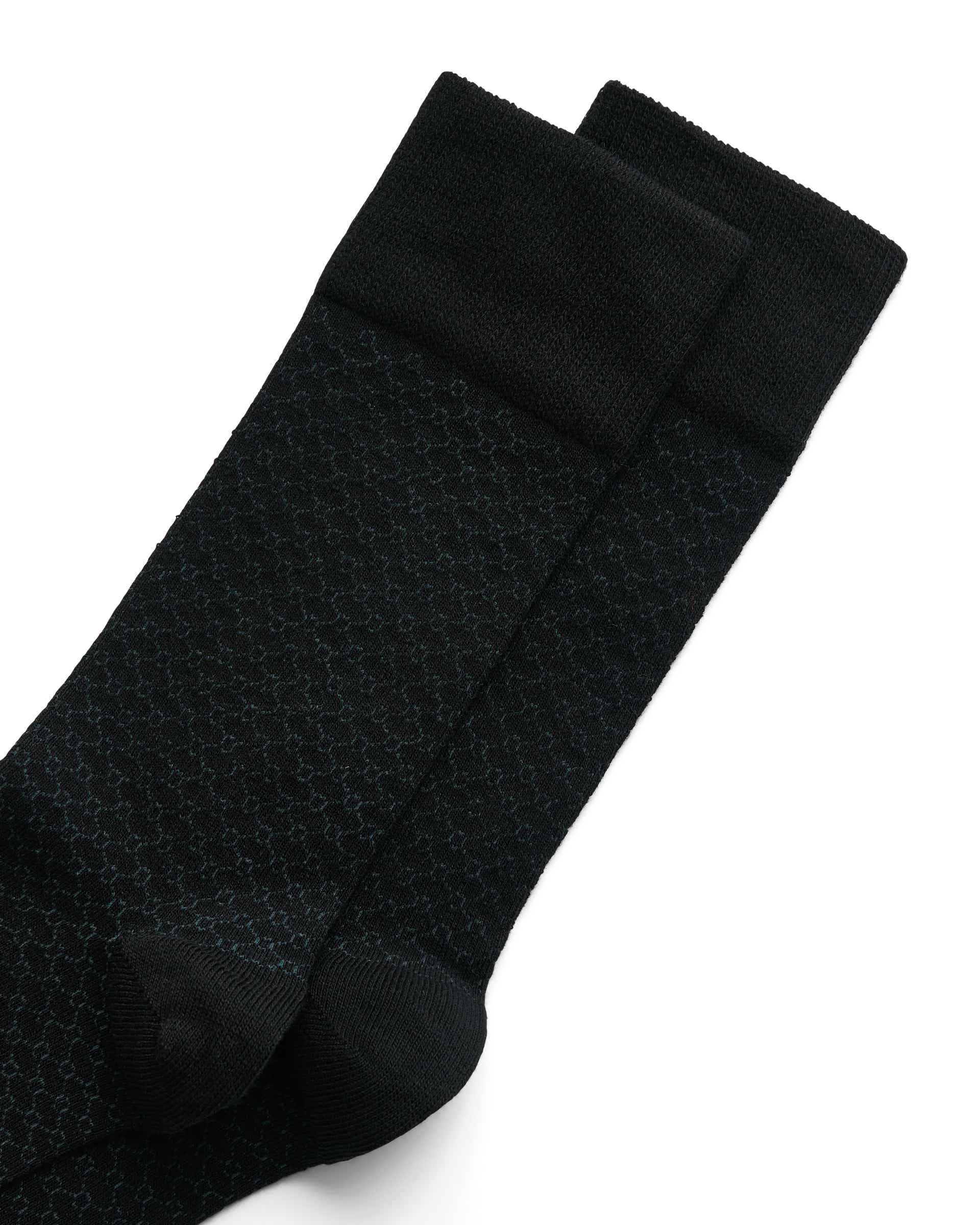 ECCO® Classic Herren Halbhohe Socken - Schwarz - Detail-1