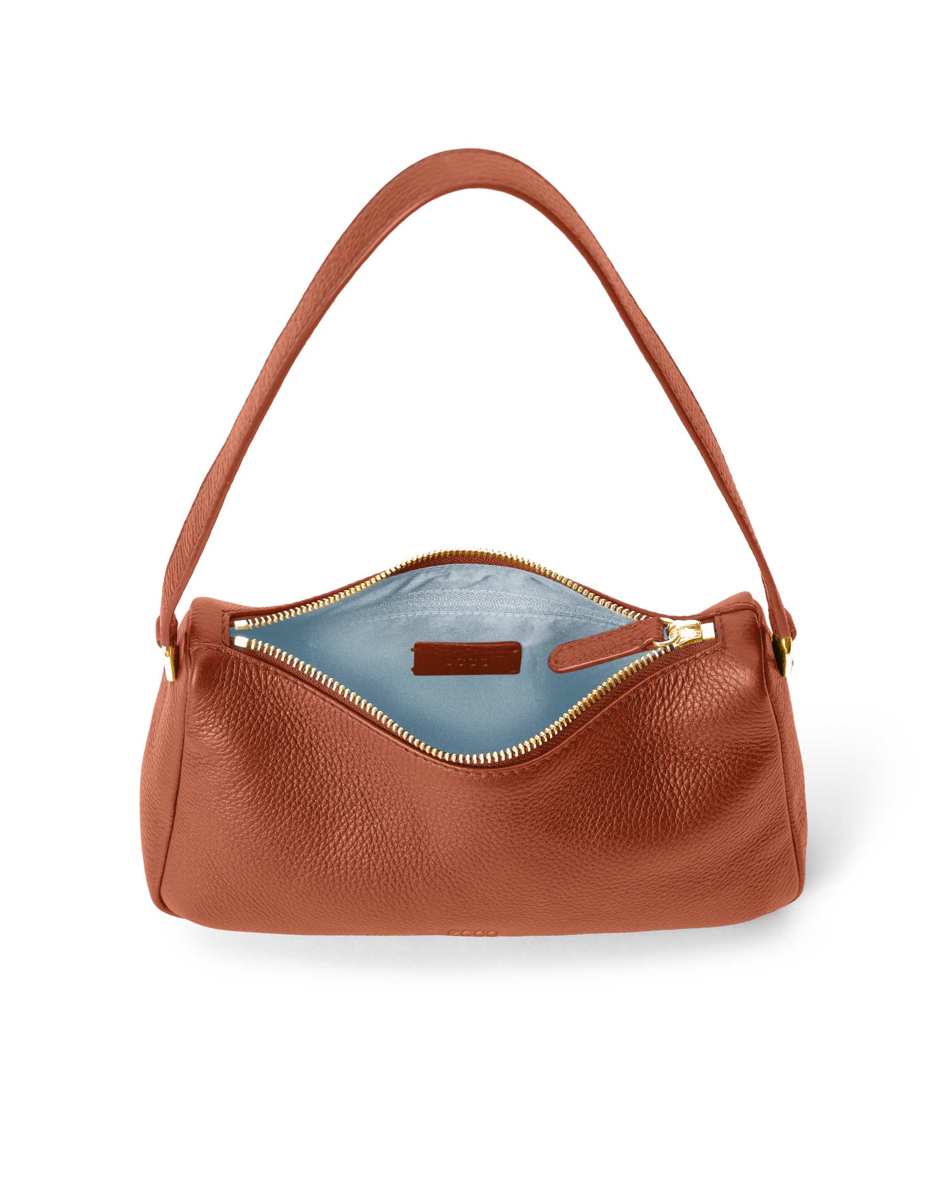 ECCO® Essential skuldertaske i læder - Brun - Inside