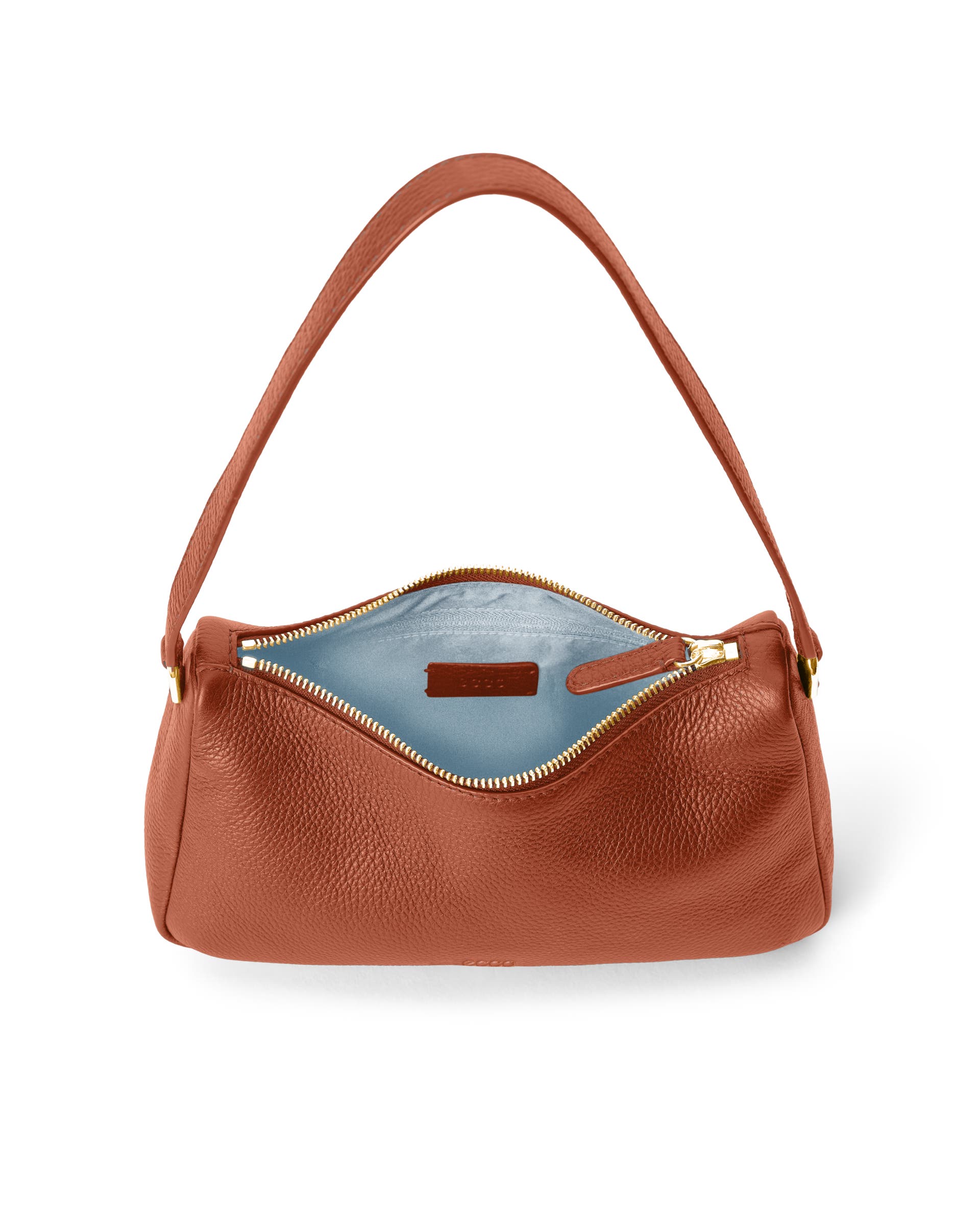 ECCO® Essential skuldertaske i læder - Brun - Inside