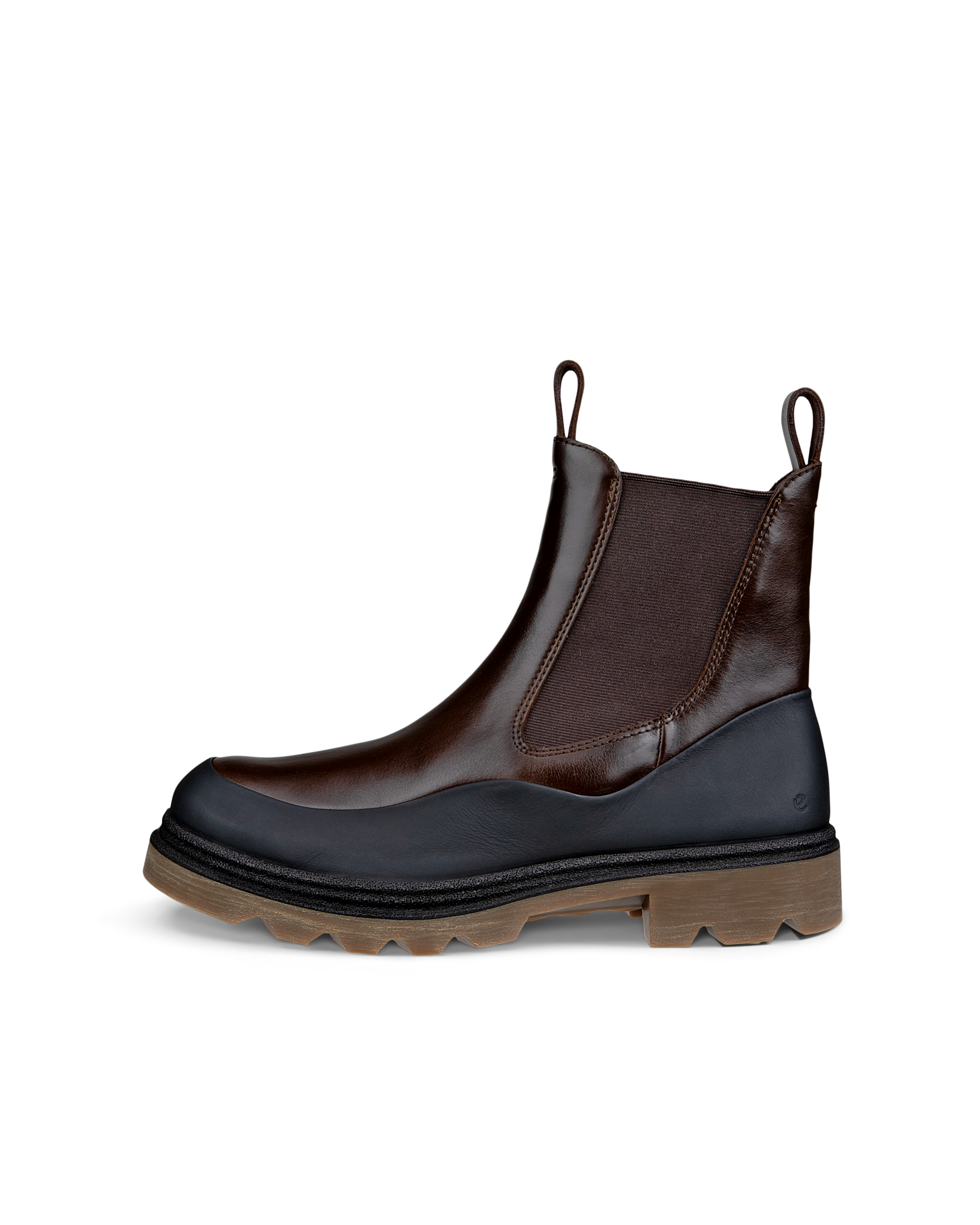 ECCO® Grainer Dames leren Chelsea boot - Bruin - Outside