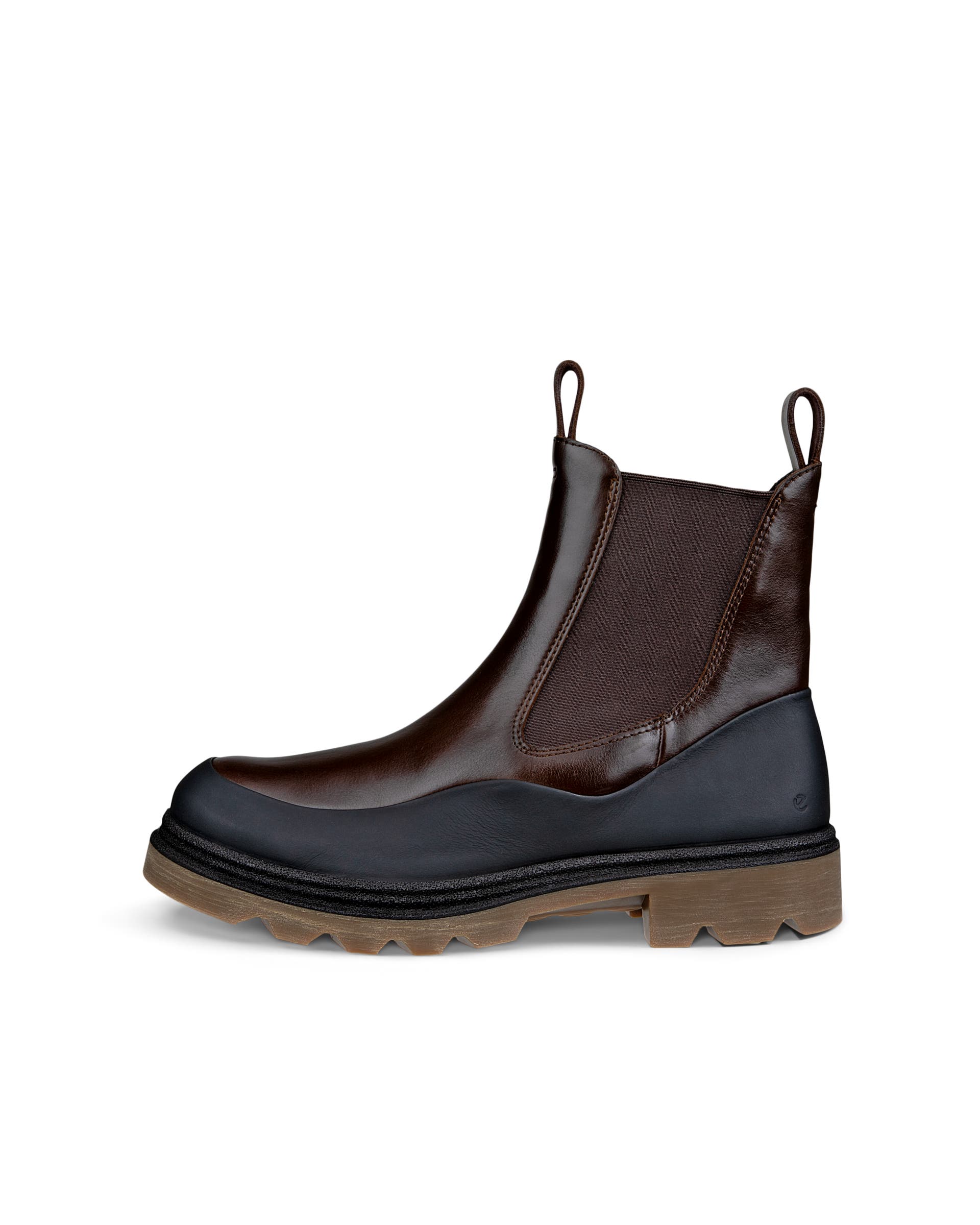 ECCO Grainer Women ウィメンズ レザーチェルシーブーツ - ブラウン - Outside