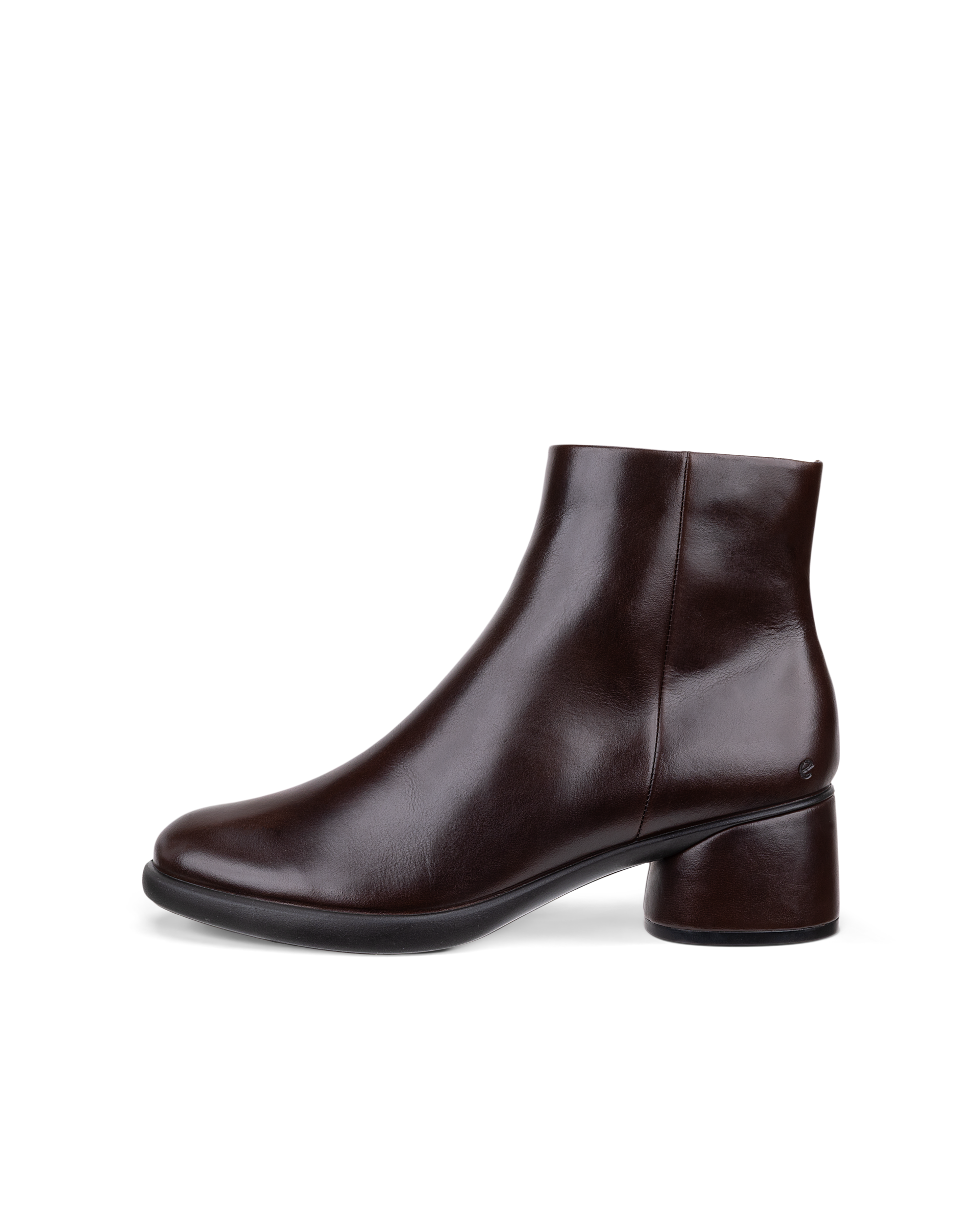 ECCO SCULPTED LX 35 - Women's Leather Heel Ankle Boot - Brown - 4.5