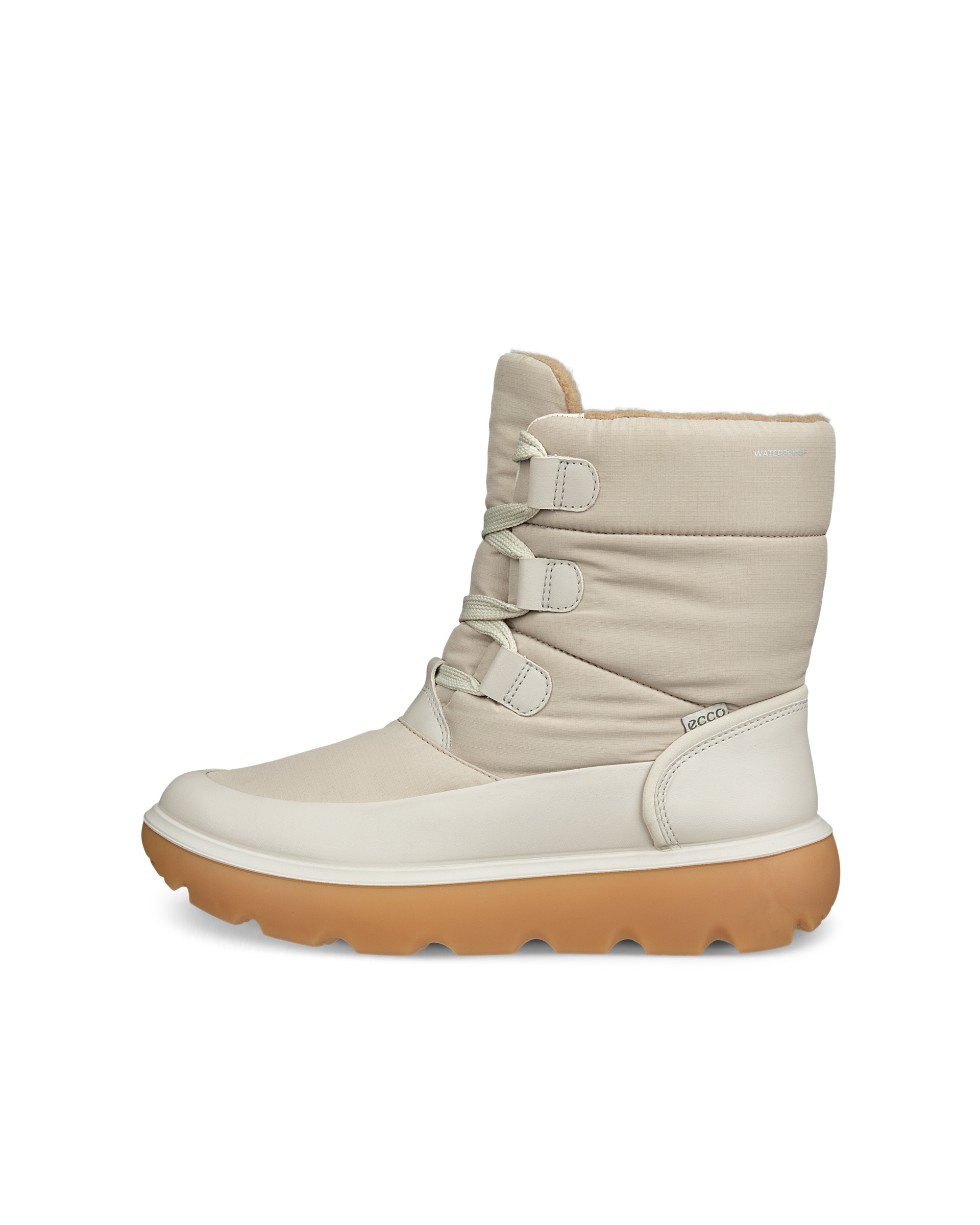 ECCO Glacia - Women's Textile Insulated Waterproof Winter Boot - Gray - 10-10.5