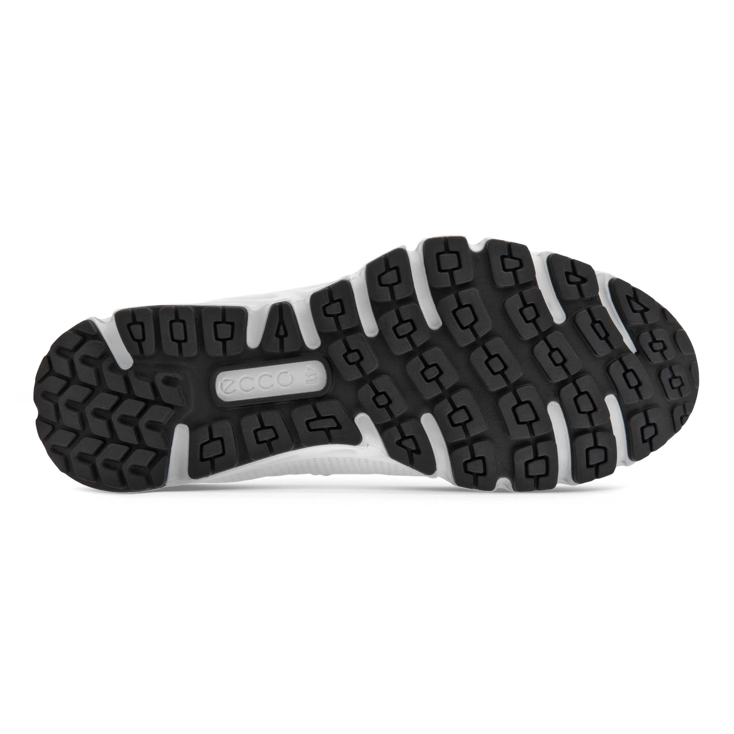 ECCO Multi Vent Low メンズ レザーGore-Texアウトドアスニーカー - ホワイト - Sole