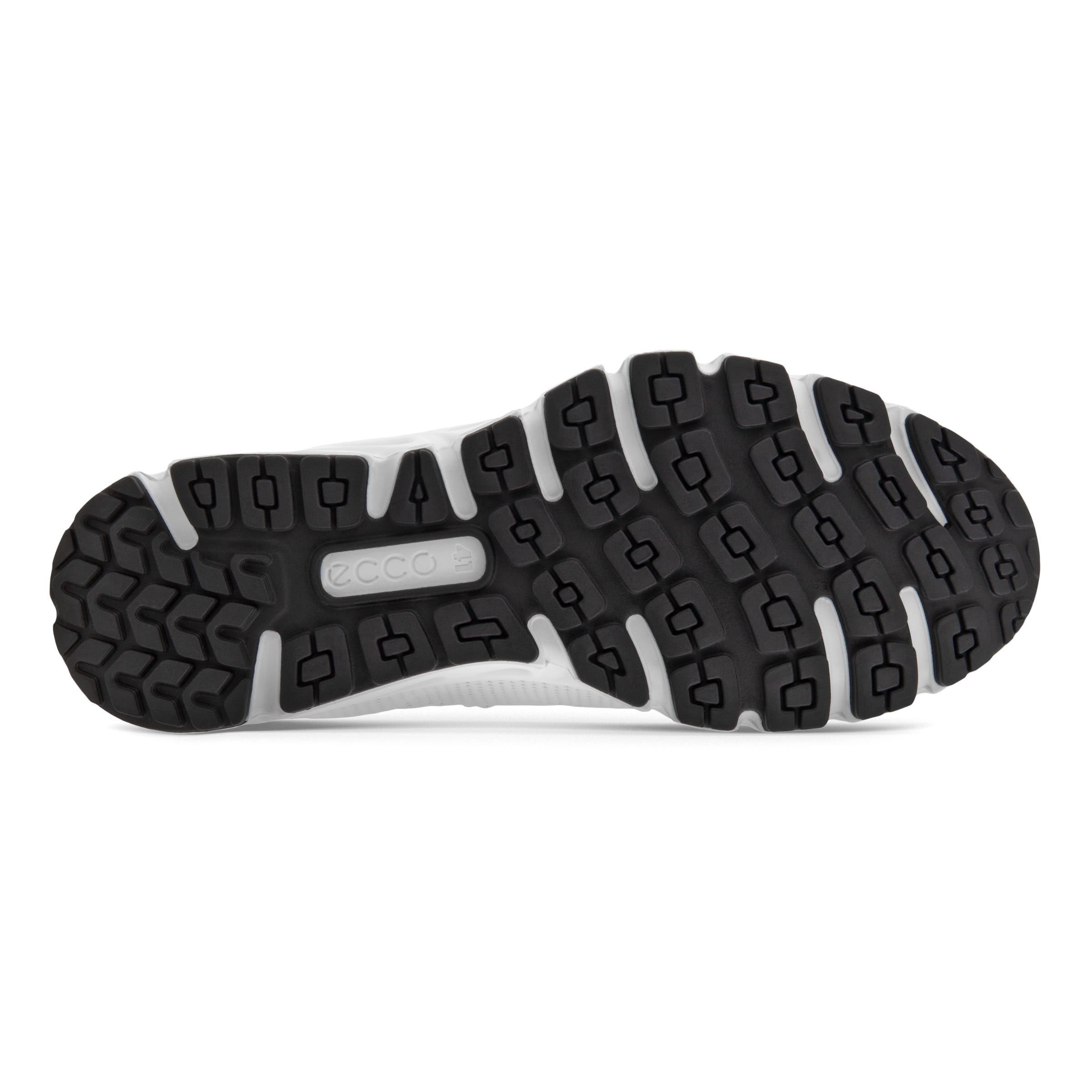 ECCO Multi Vent Low メンズ レザーGore-Texアウトドアスニーカー - ホワイト - Sole