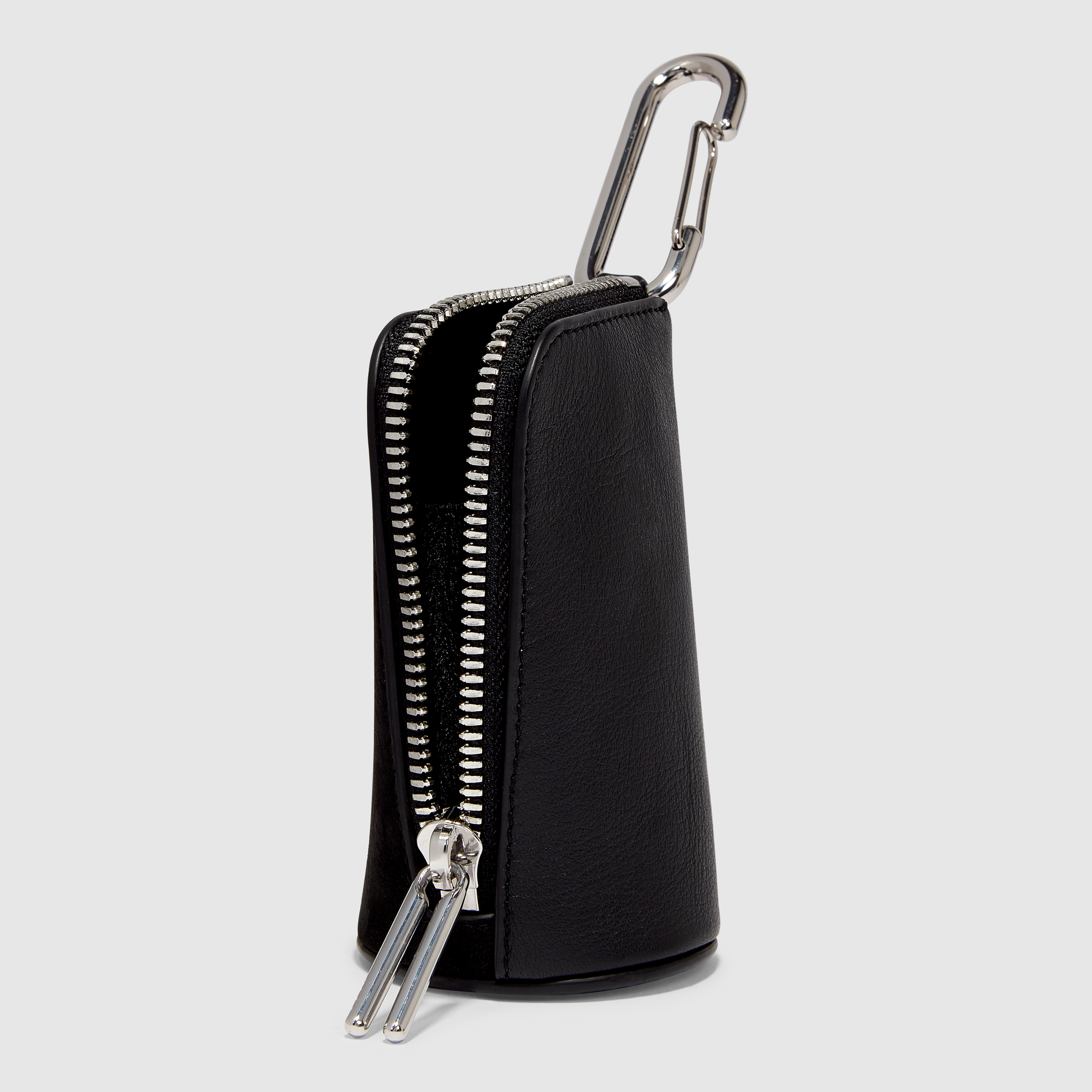 ECCO® Textureblock Leather Pouch Wallet | Black