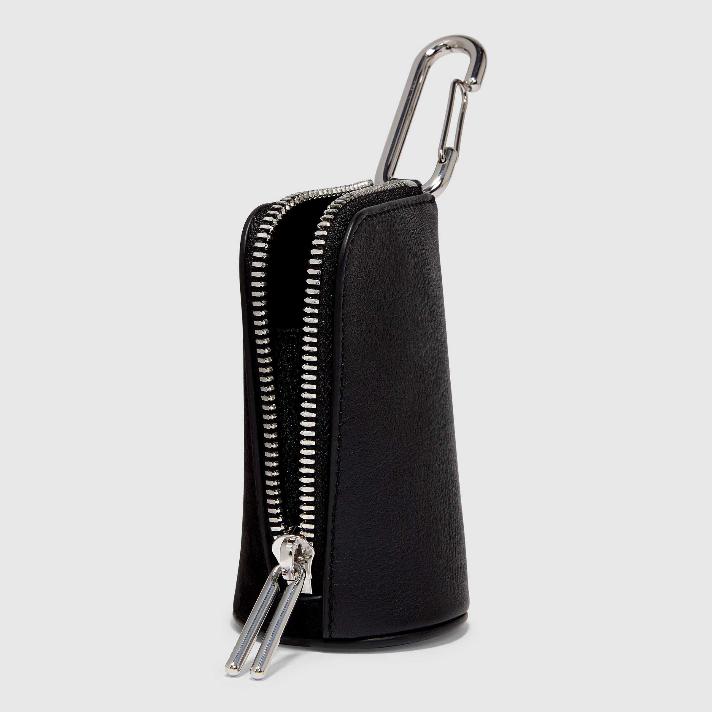 ECCO® Textureblock Leather Pouch Wallet - Black - Main