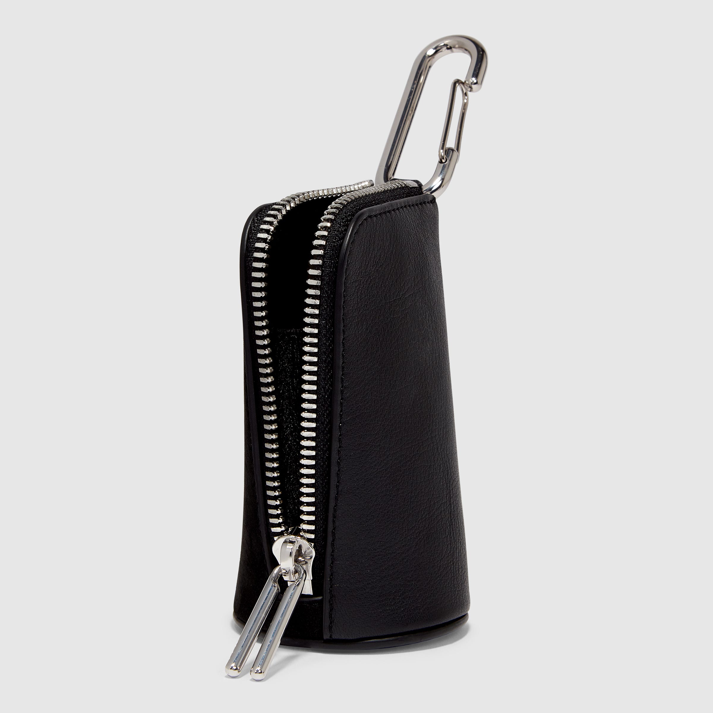 ECCO® Textureblock Leather Pouch Wallet - Black - Main