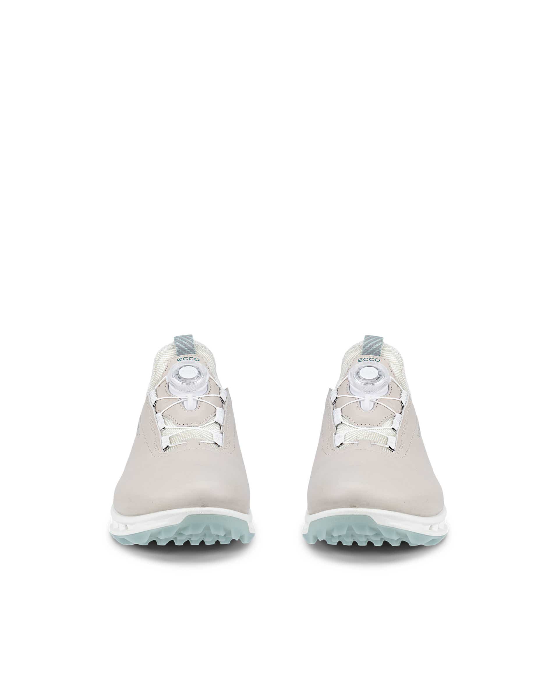ECCO Golf BIOM C4 BOA ウィメンズ レザーGore-Texゴルフシューズ - グレー - Front pair