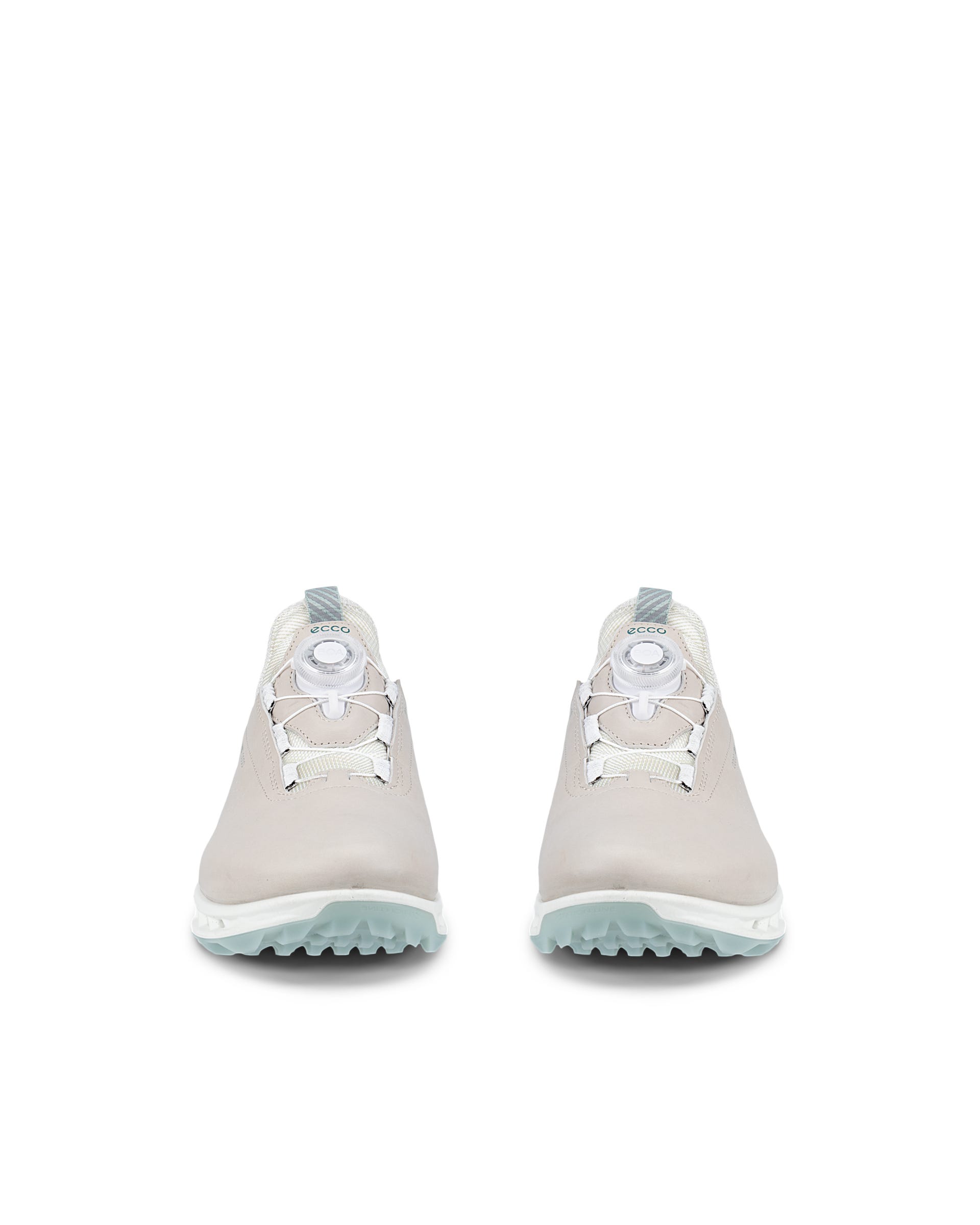 ECCO Golf BIOM C4 BOA ウィメンズ レザーGore-Texゴルフシューズ - グレー - Front pair