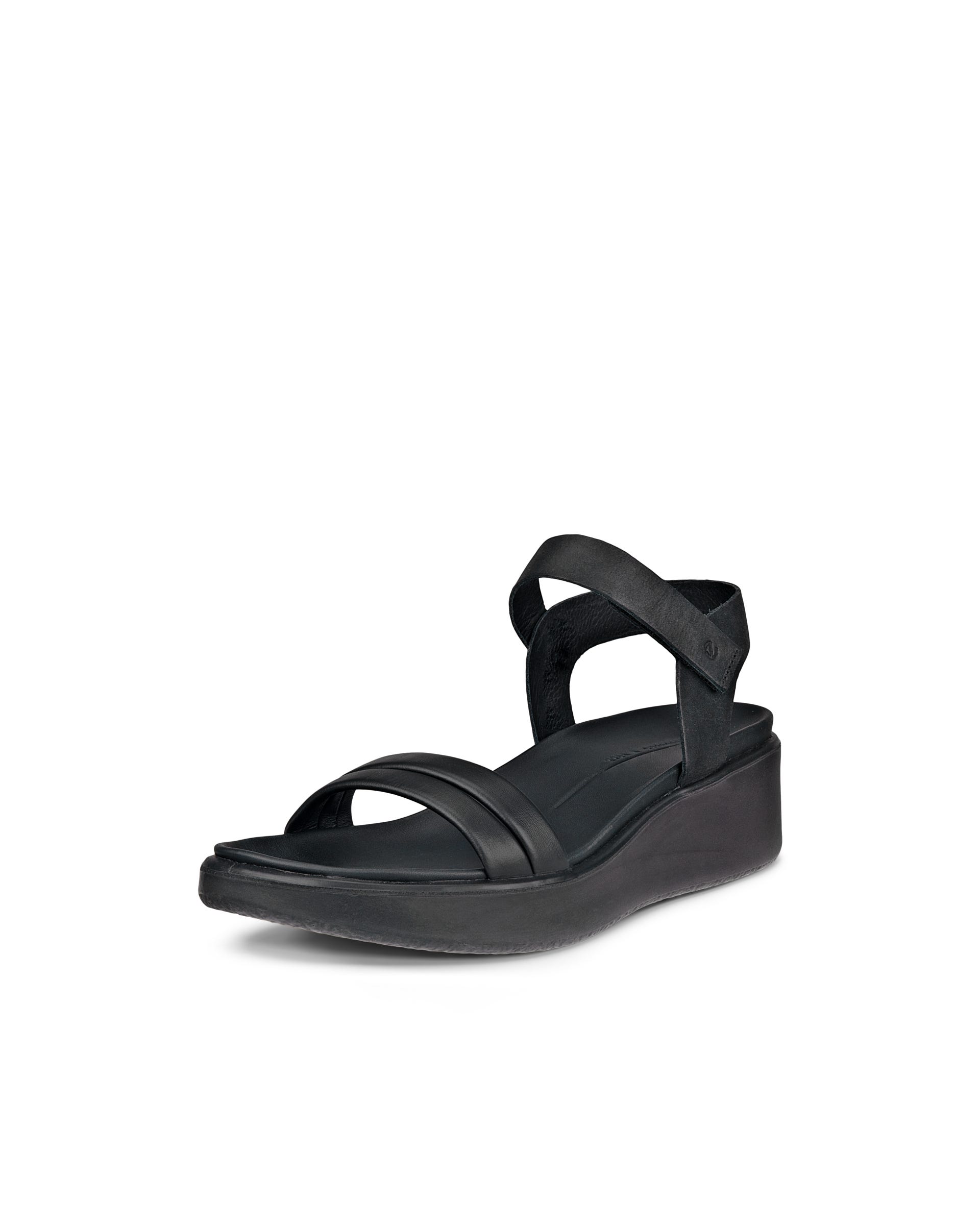 ECCO Women's Flowt Wedge Lx Sandals Black - Main Image